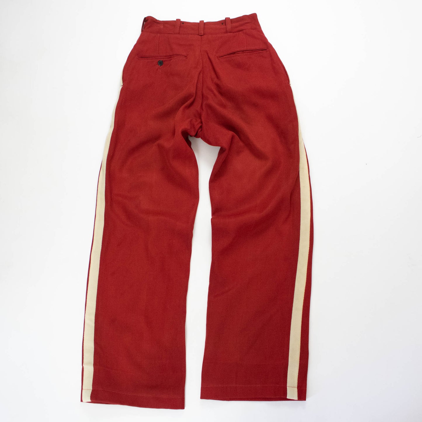 40s Red Wool Trousers