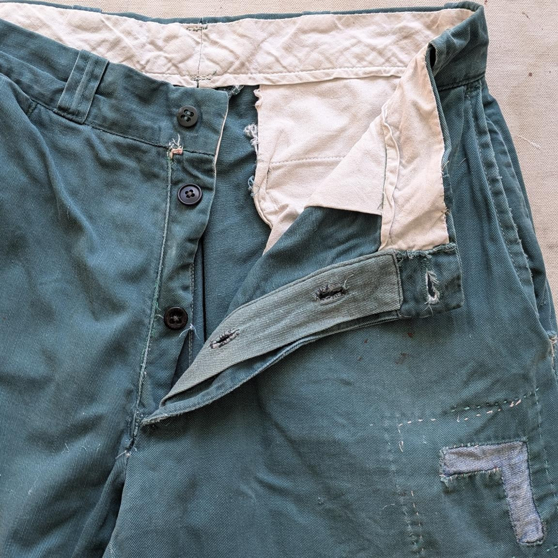 Work Pants with repairs