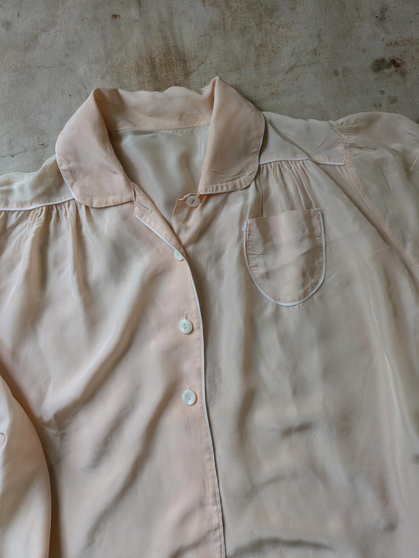 50s Rayon Lounge Set