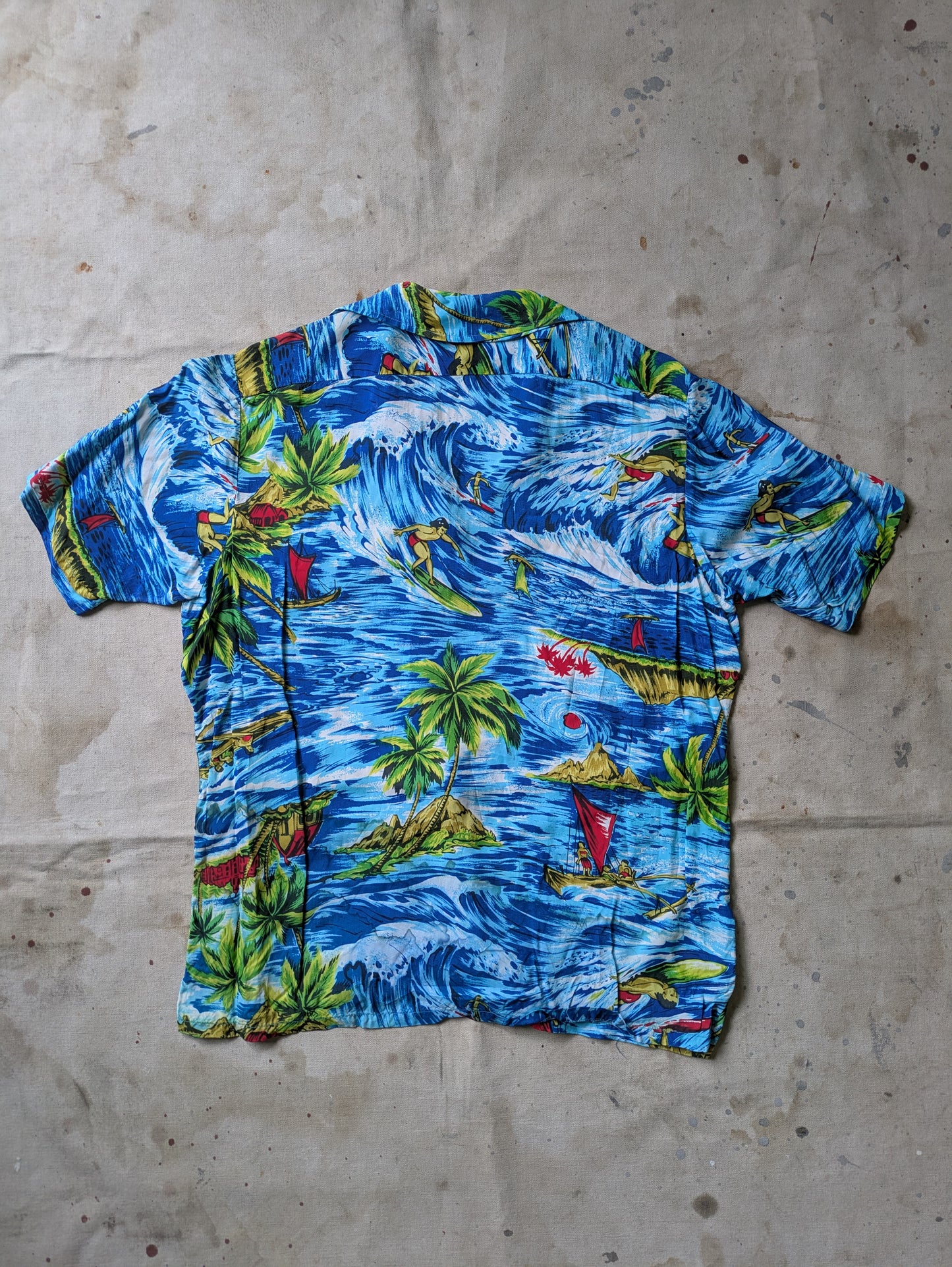 60s Rayon Hawaiian