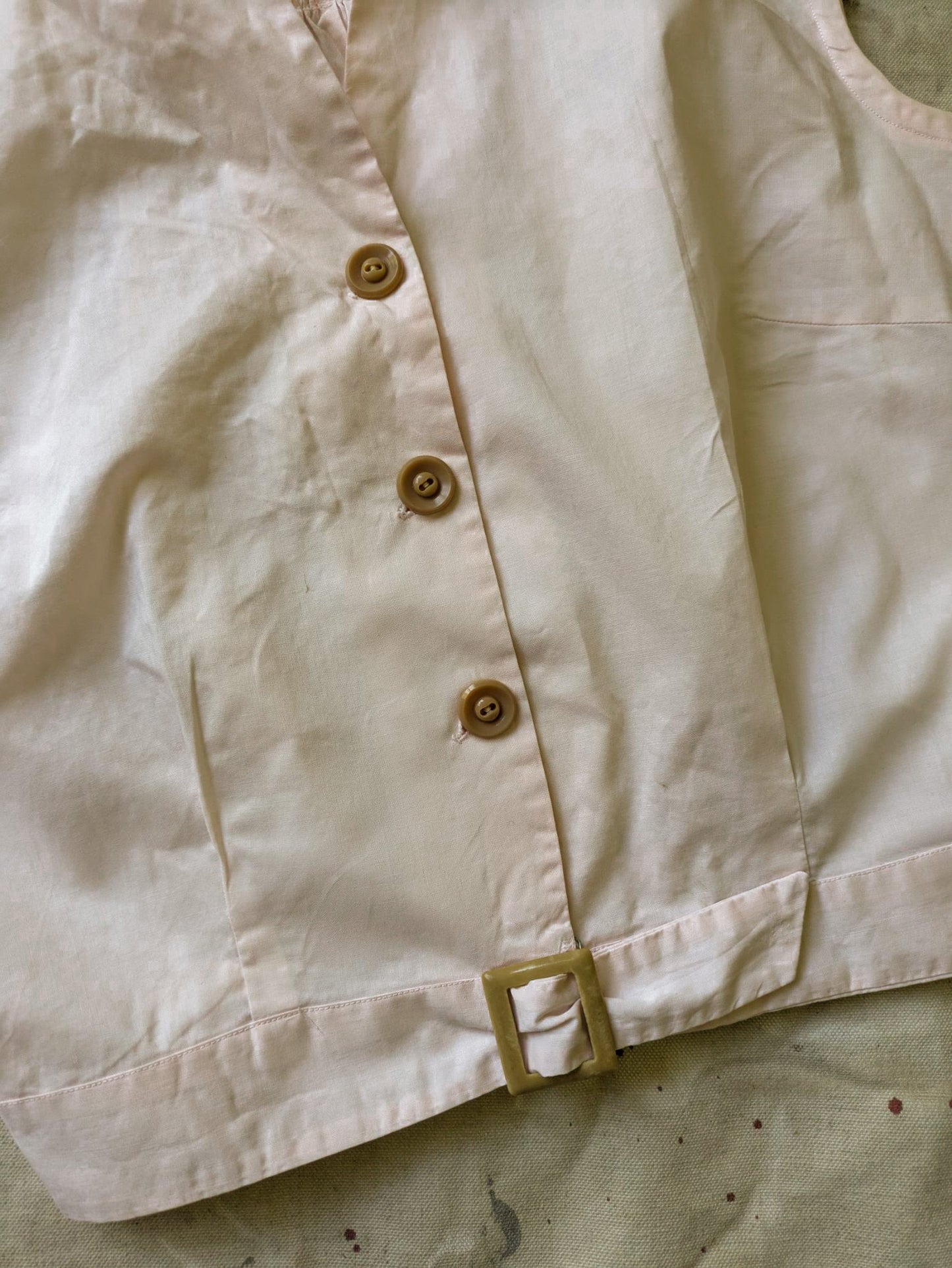 Petal Pink Buckled Blouse