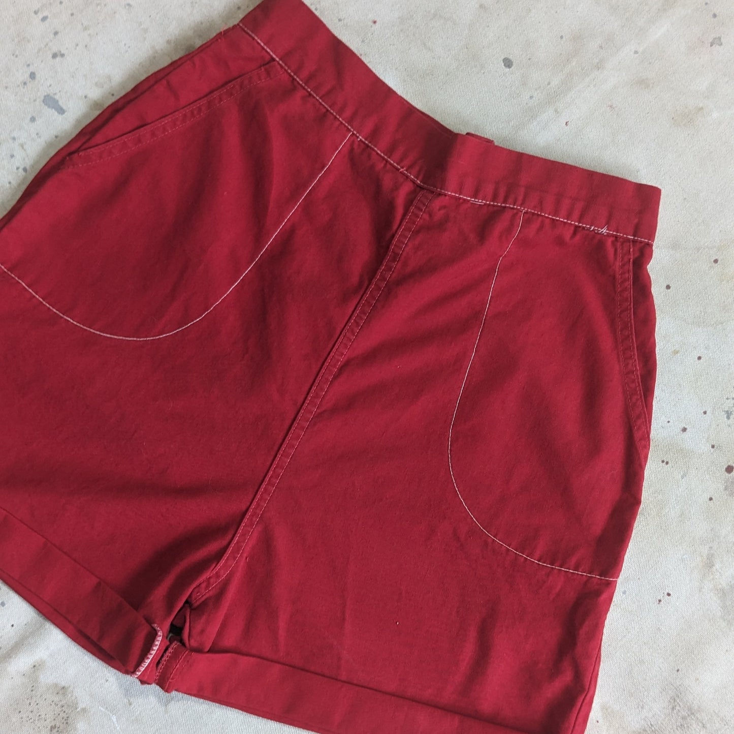 50s Red Shorts