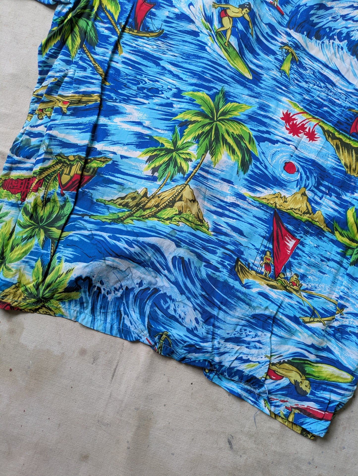 60s Rayon Hawaiian
