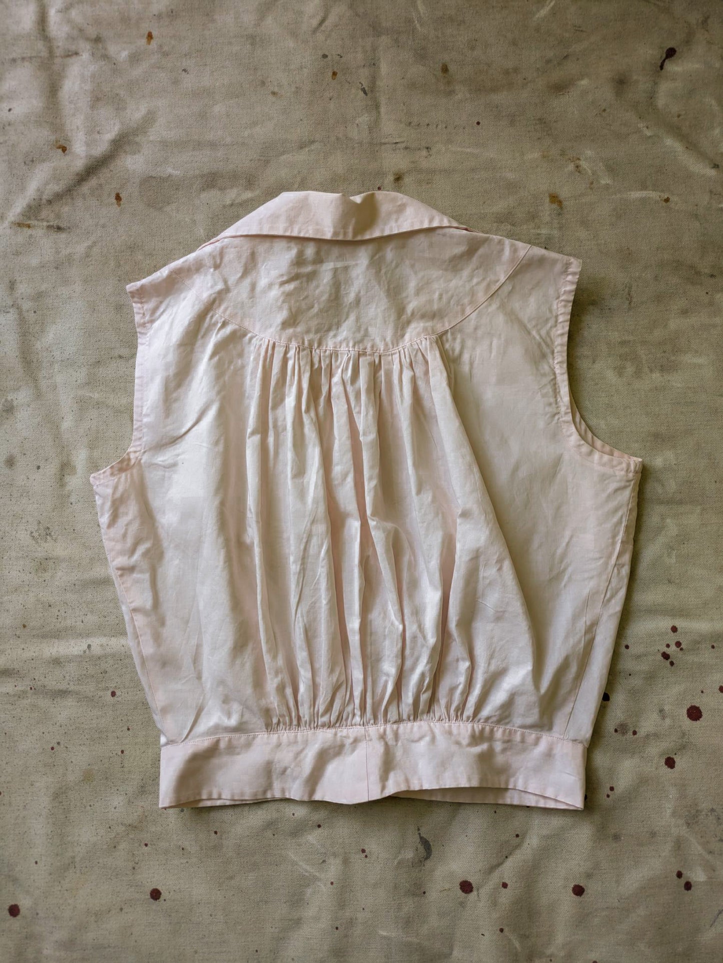 Petal Pink Buckled Blouse