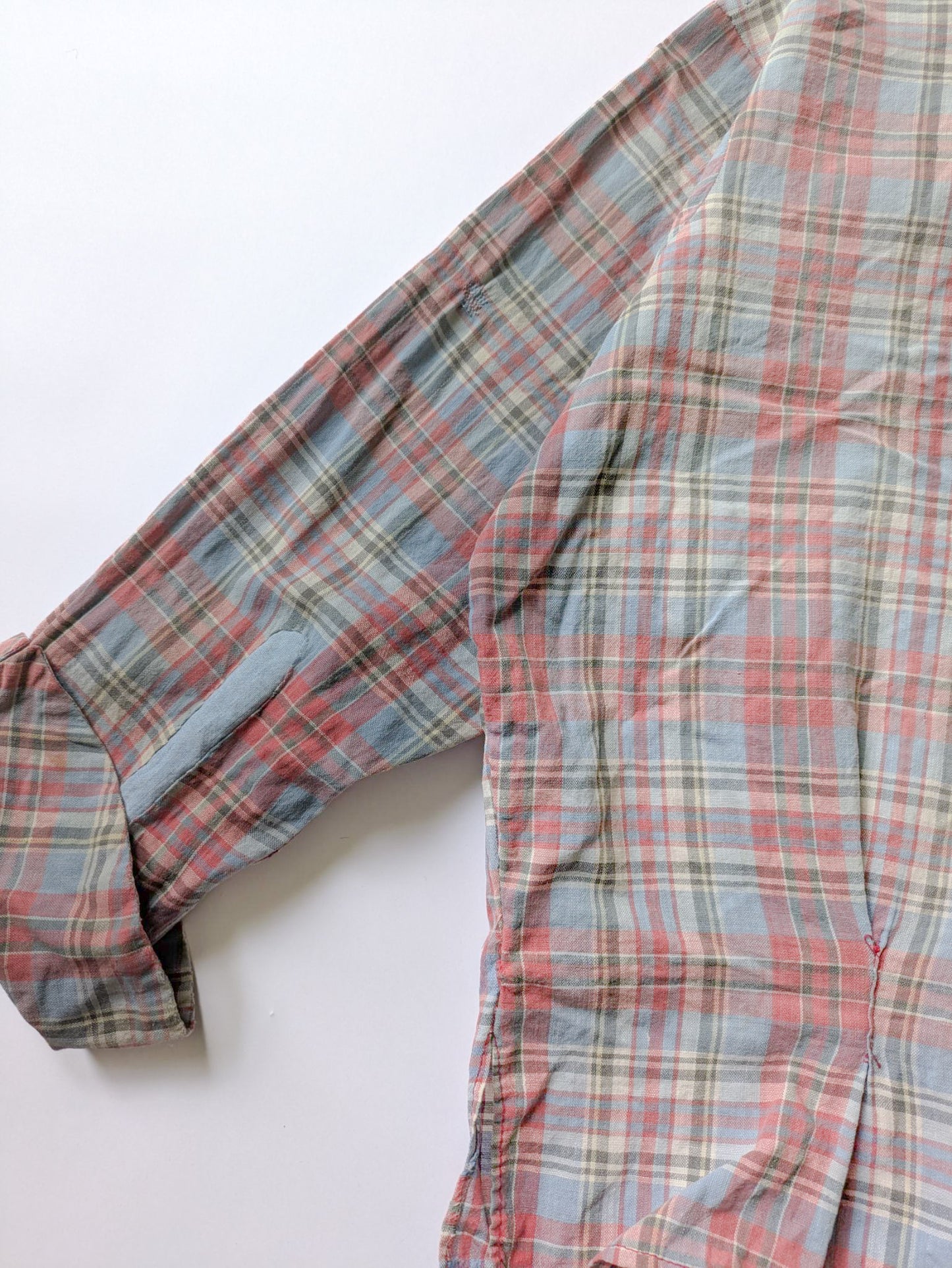 40s Womens Plaid Shirt