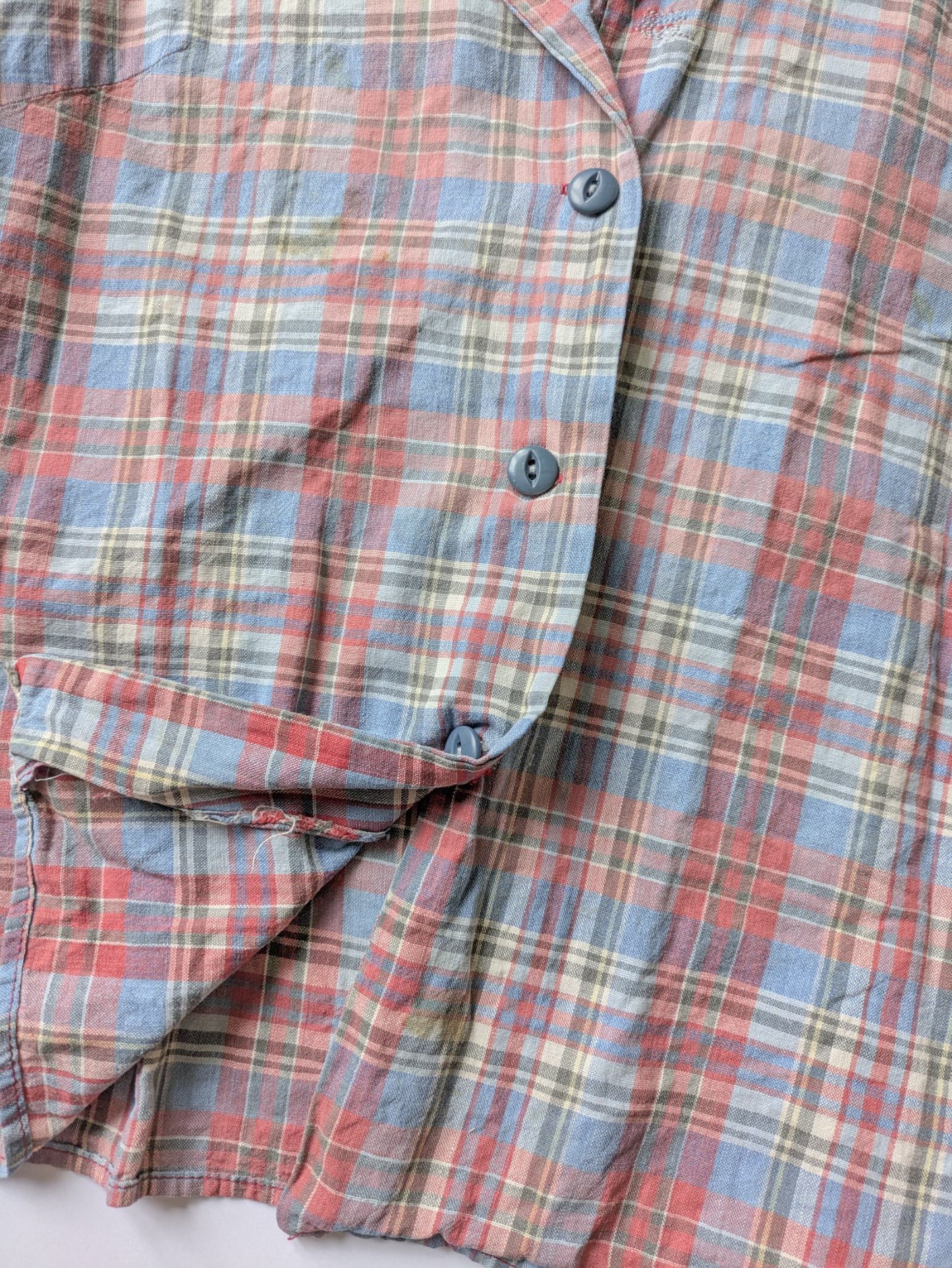 40s Womens Plaid Shirt