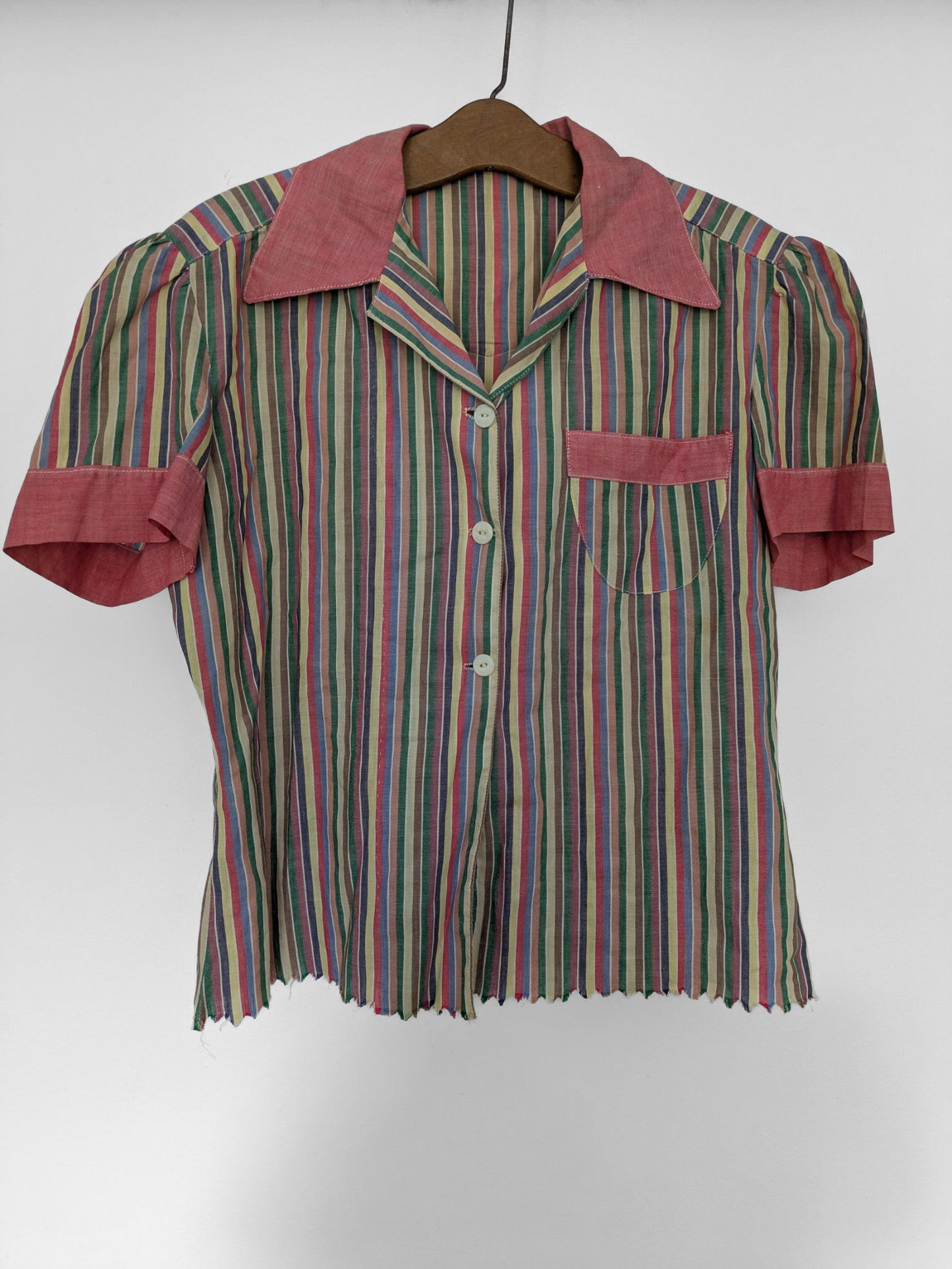 Two Tone Striped Shirt