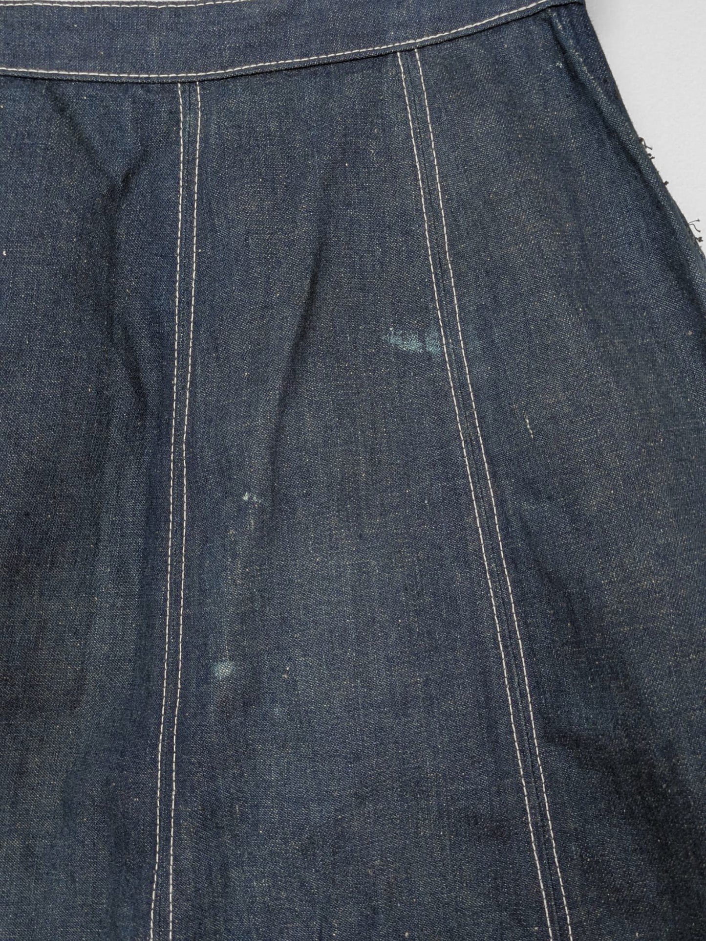 40s/50s Studded Denim Skirt