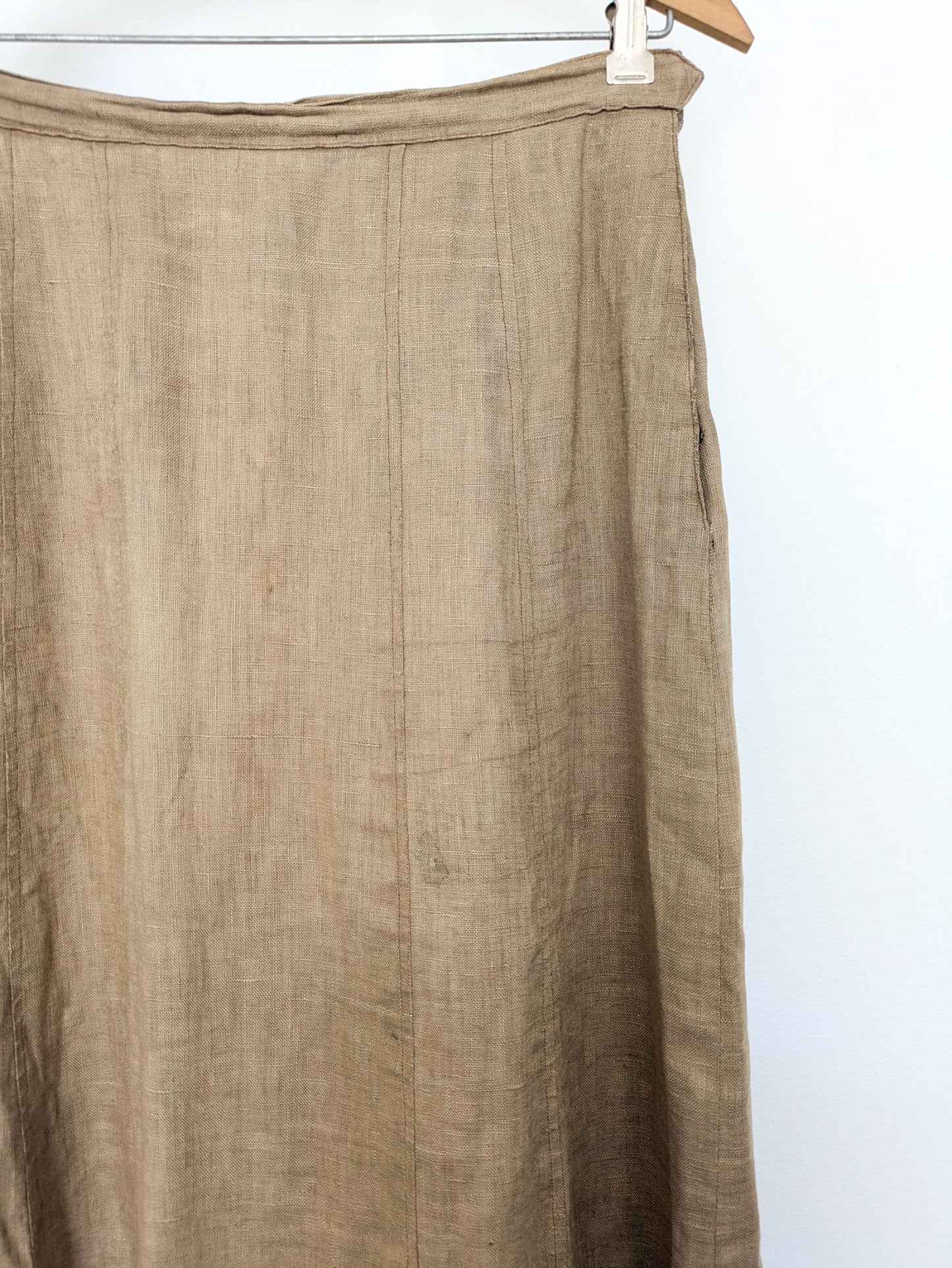 Edwardian Linen Skirt