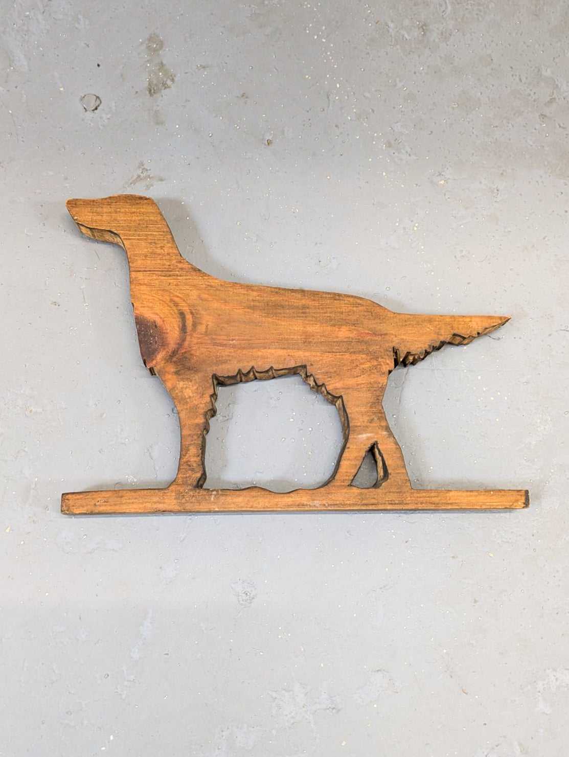 Carved Wooden Dog
