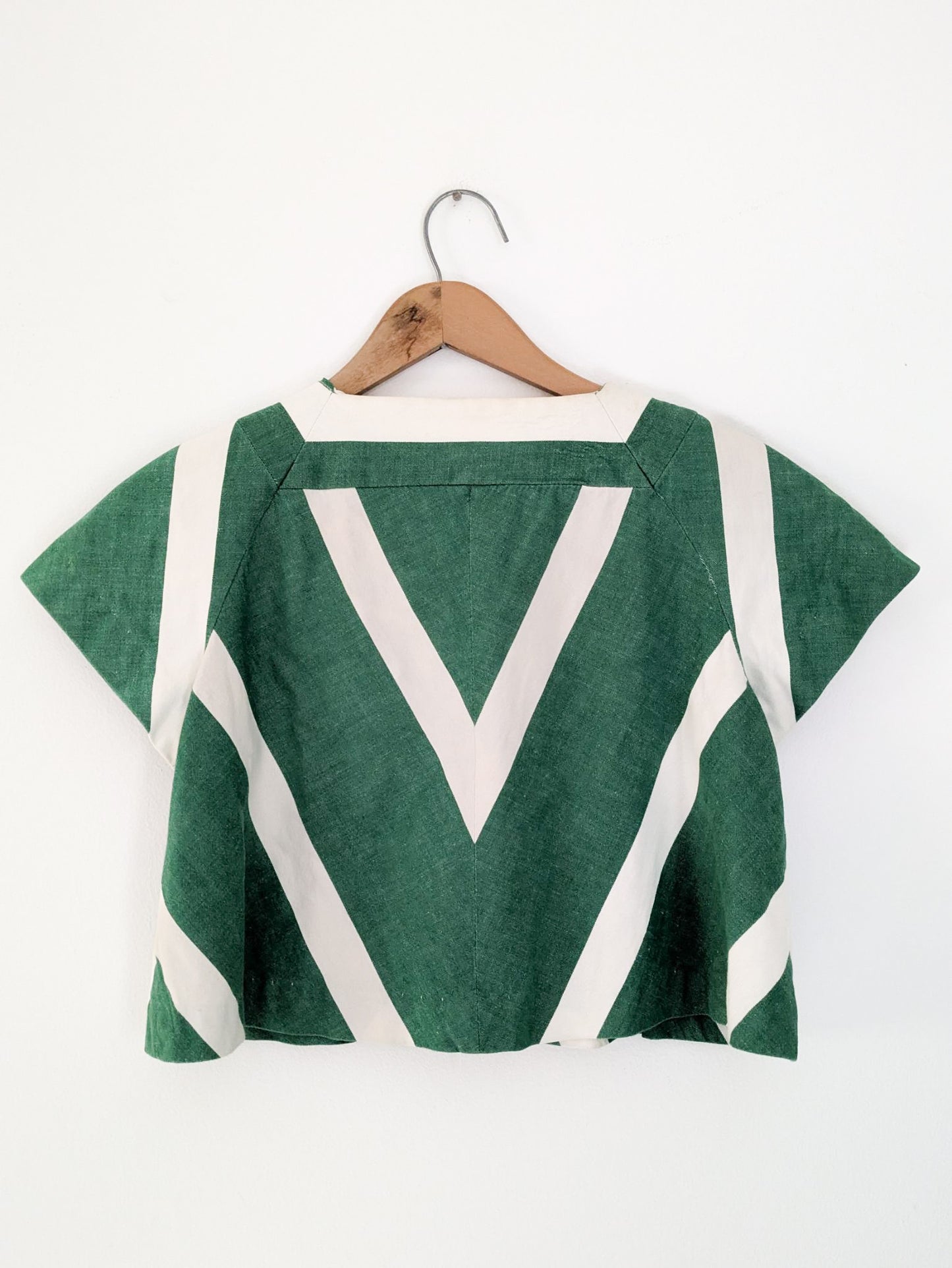 40s 50s Cropped Blouse