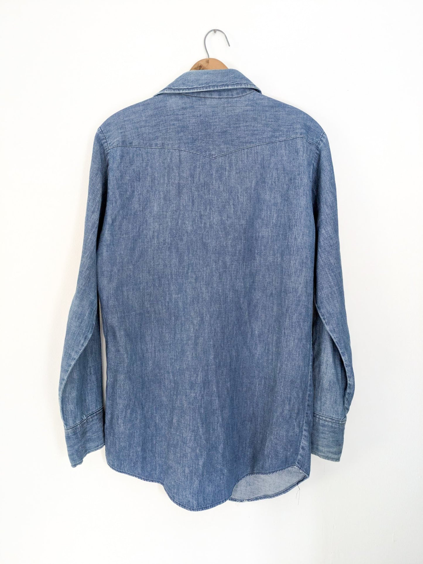 1960s Key Denim Pearlsnap