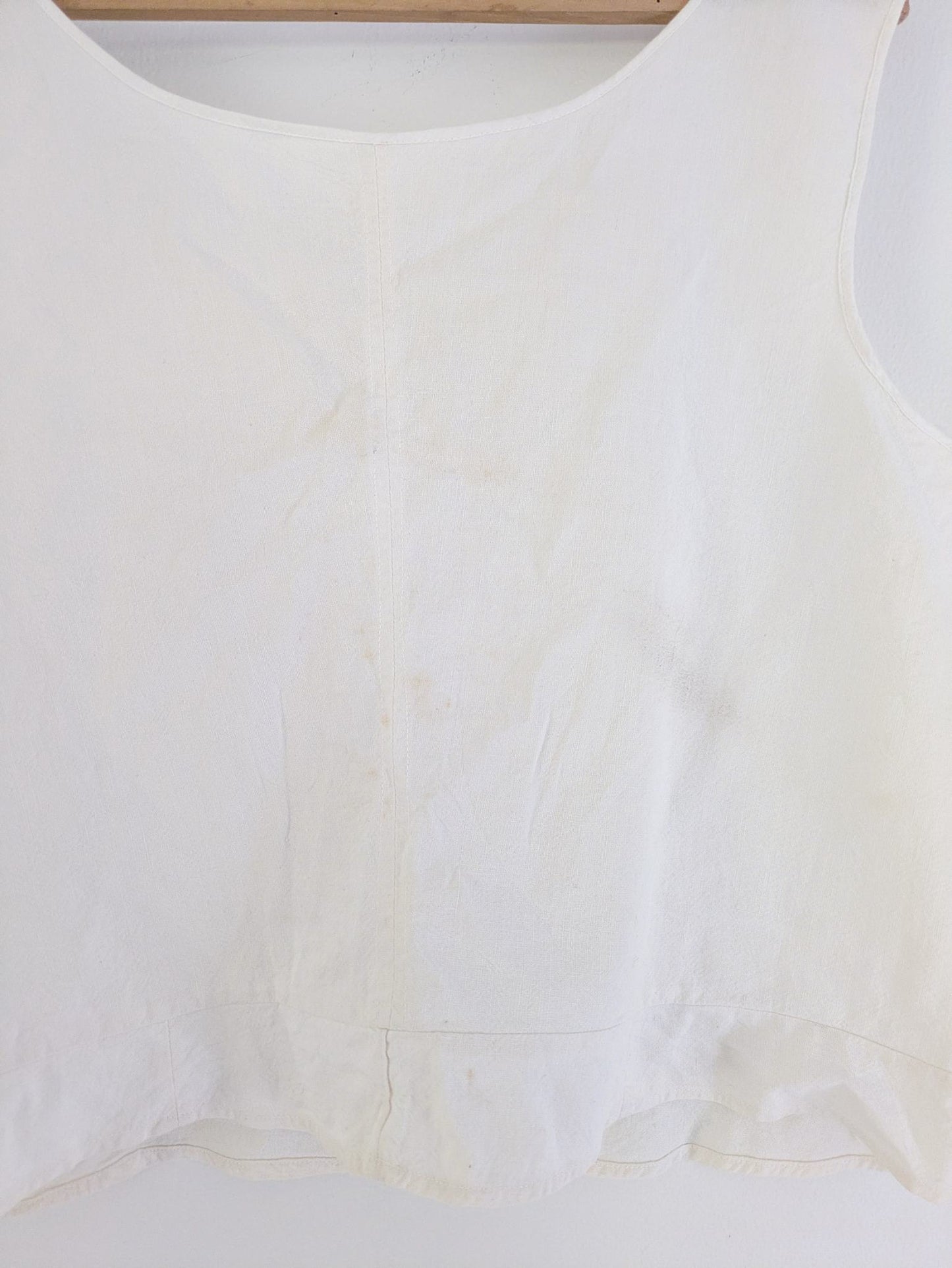 Antique Feedsack Sleeveless Blouse