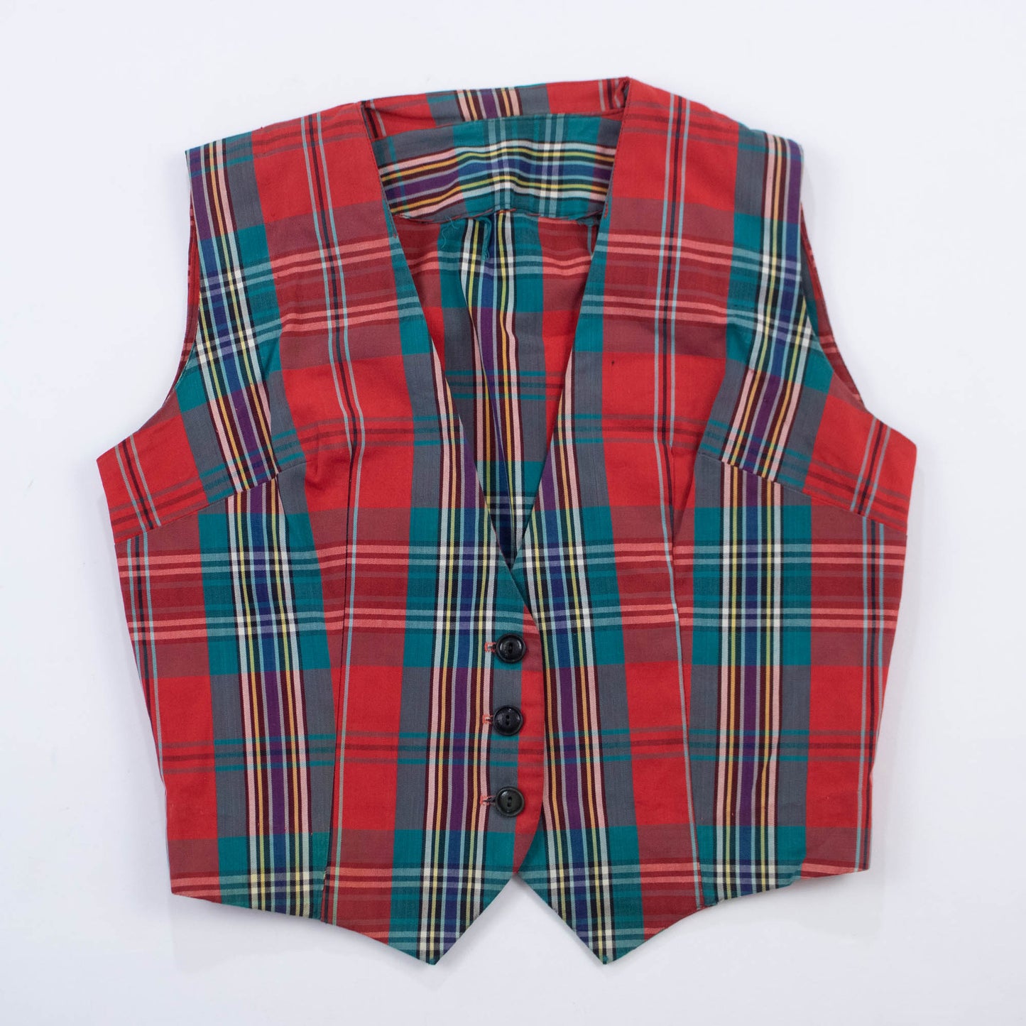 50s Plaid Vest