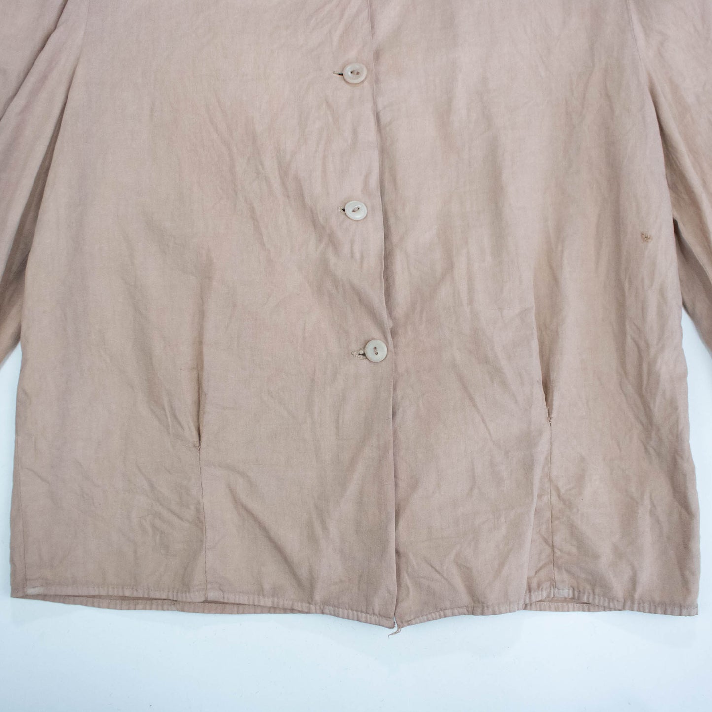 50s Caramel Eyelet Blouse