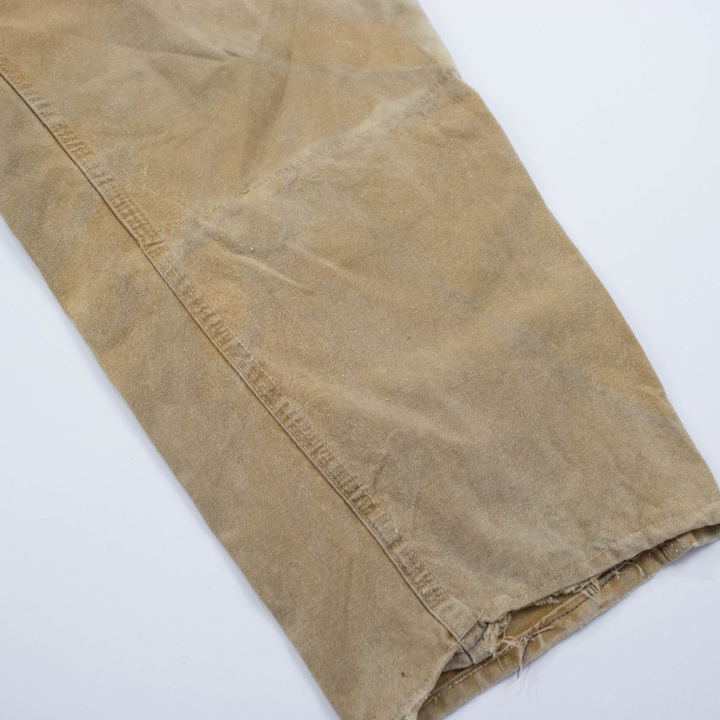 70s Sz 34 Waist Tan Canvas Double Knee Hunting Pants