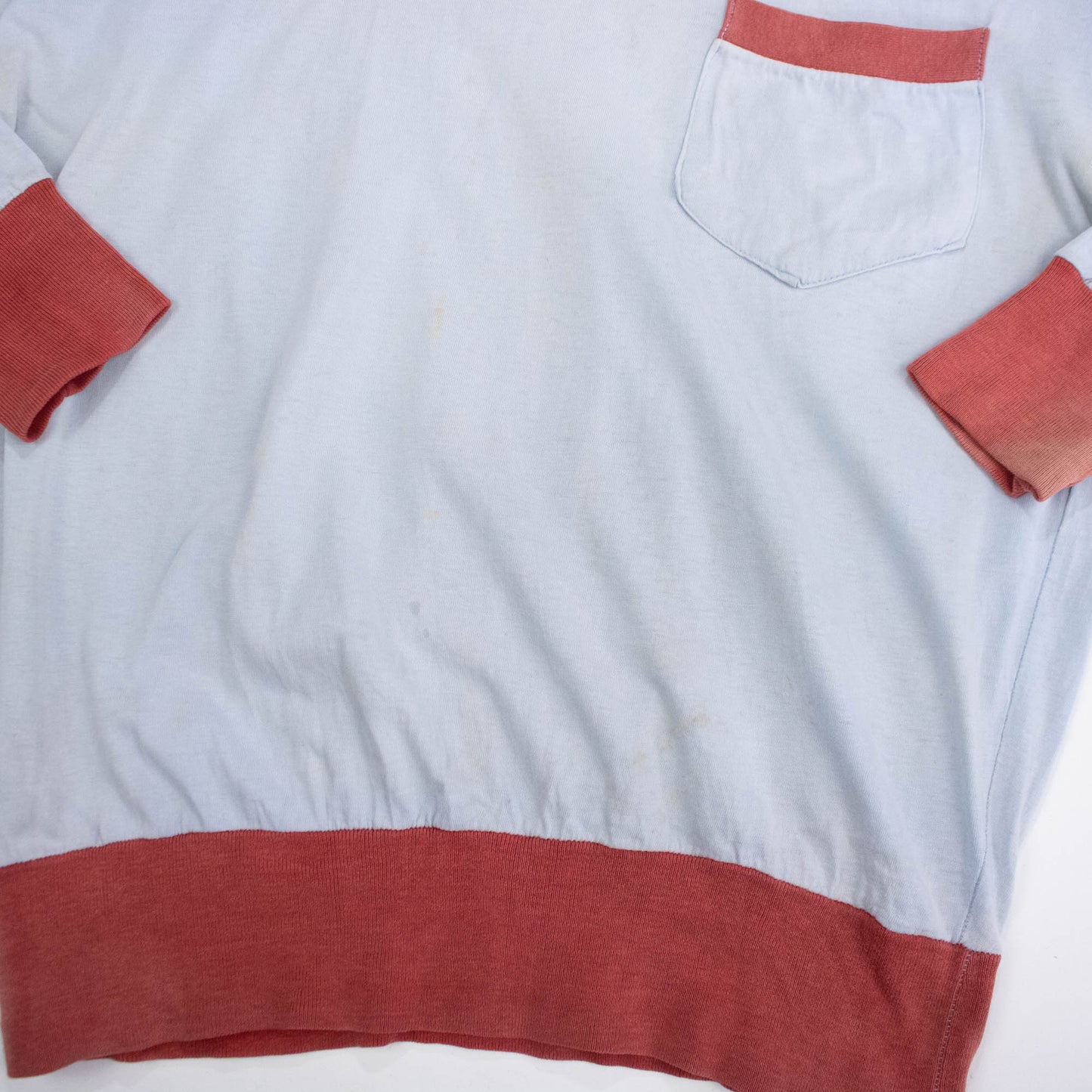 Two Tone Long Sleeved Cotton Tee