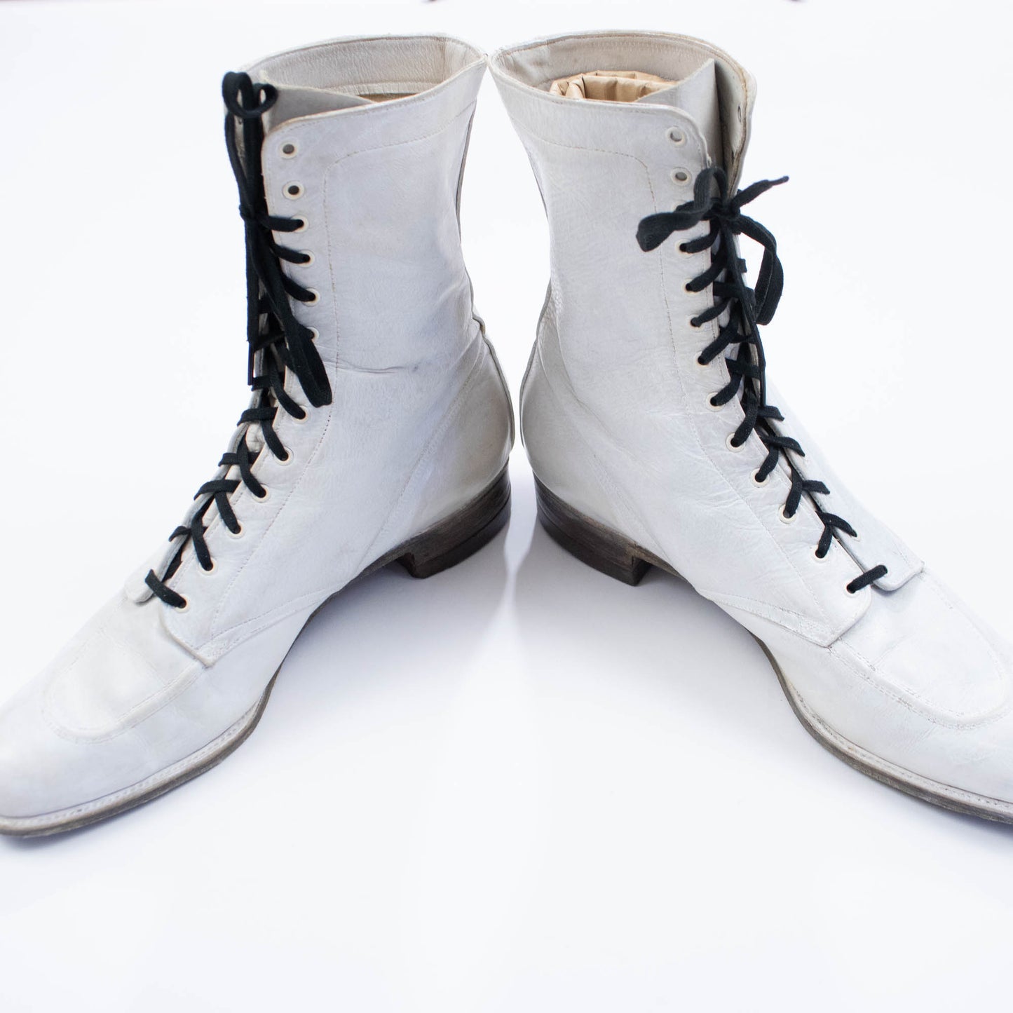 Victorian White Sports Boots