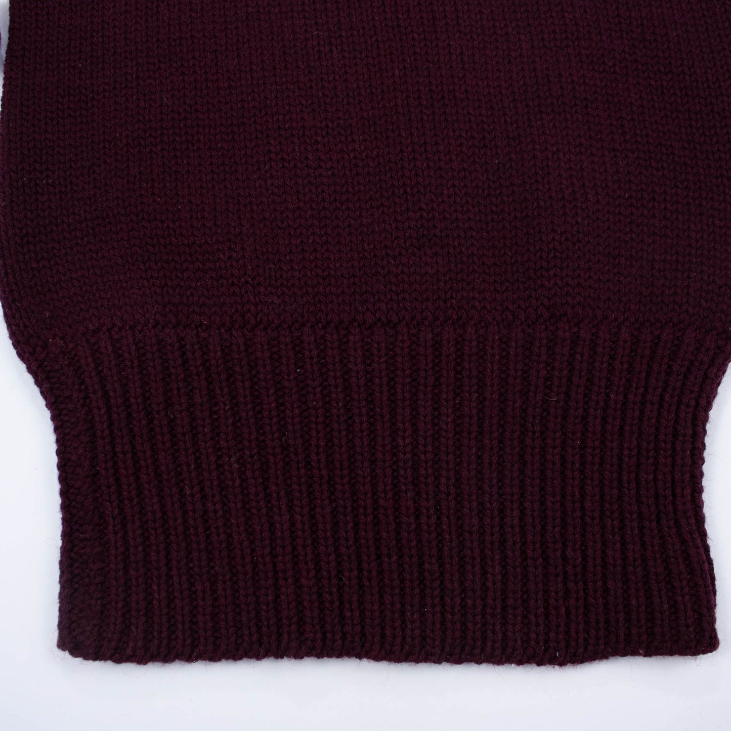 Small Medium Maroon Wool Knit Sweater