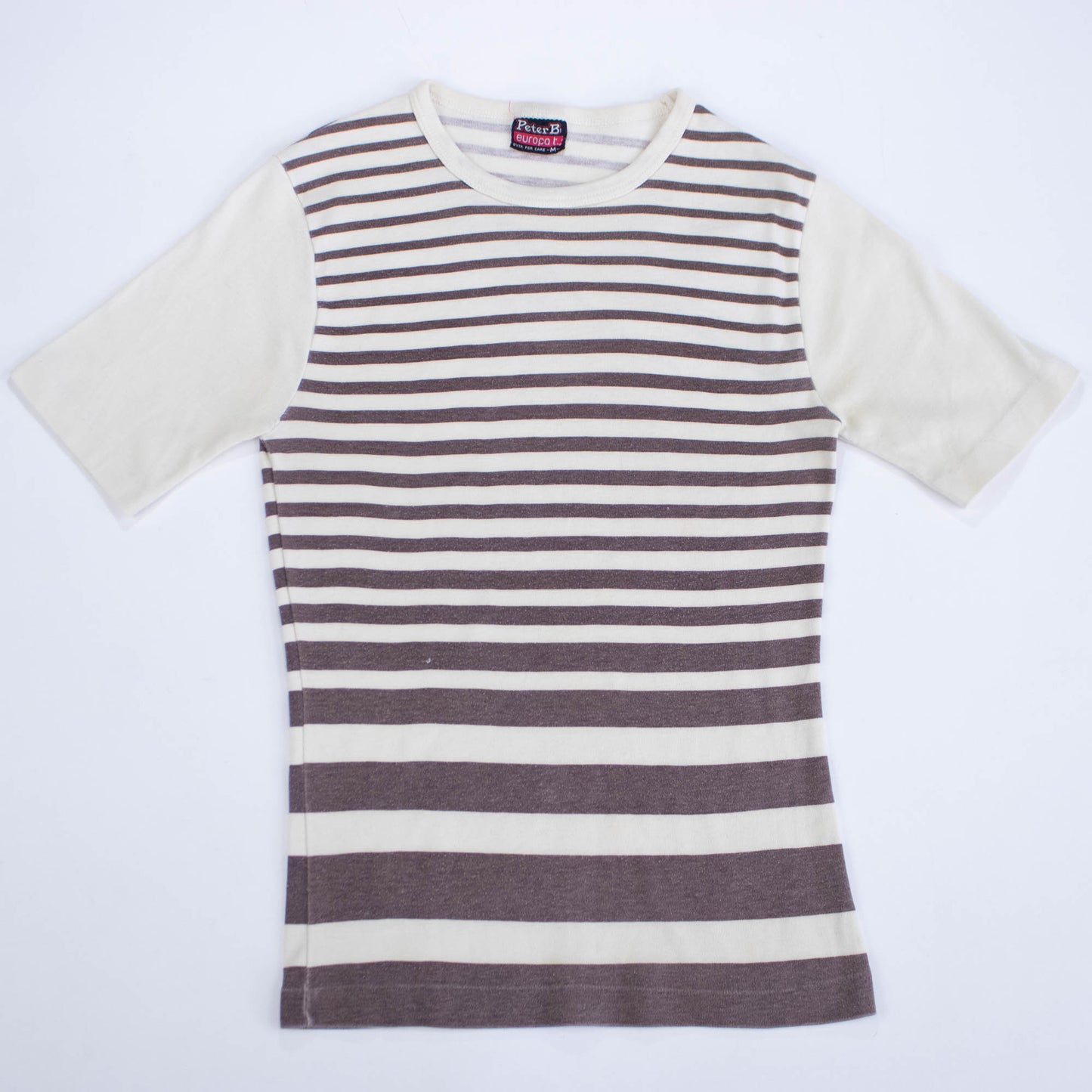 70s Brown Striped Tee