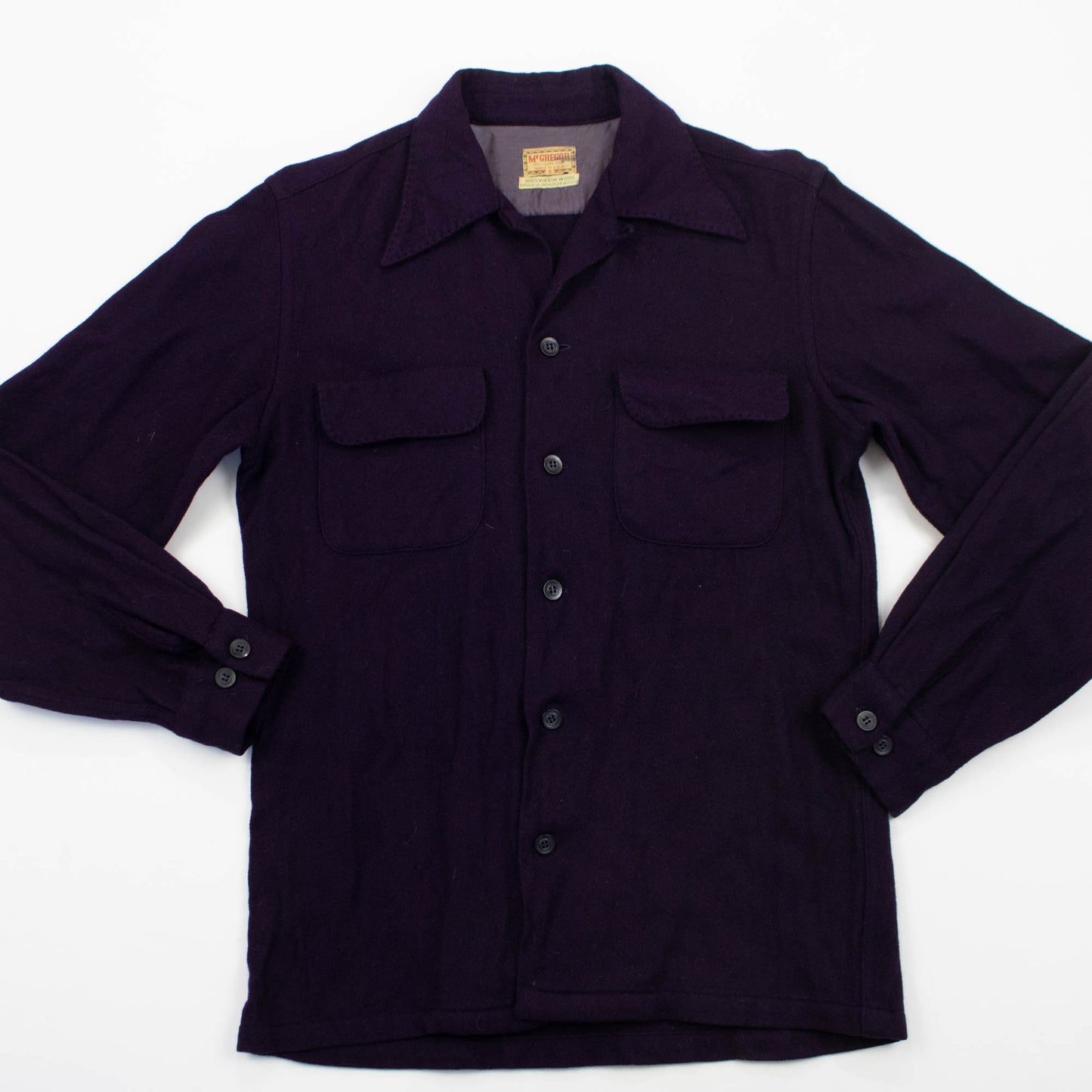 40's Small Medium McGregor Loop Collar Shirt