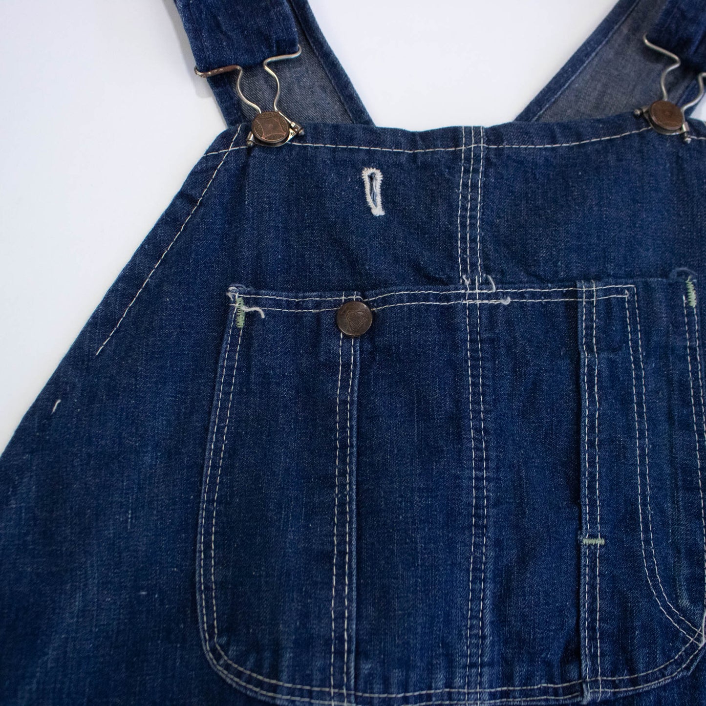 40's Unbranded Dark Indigo Overalls