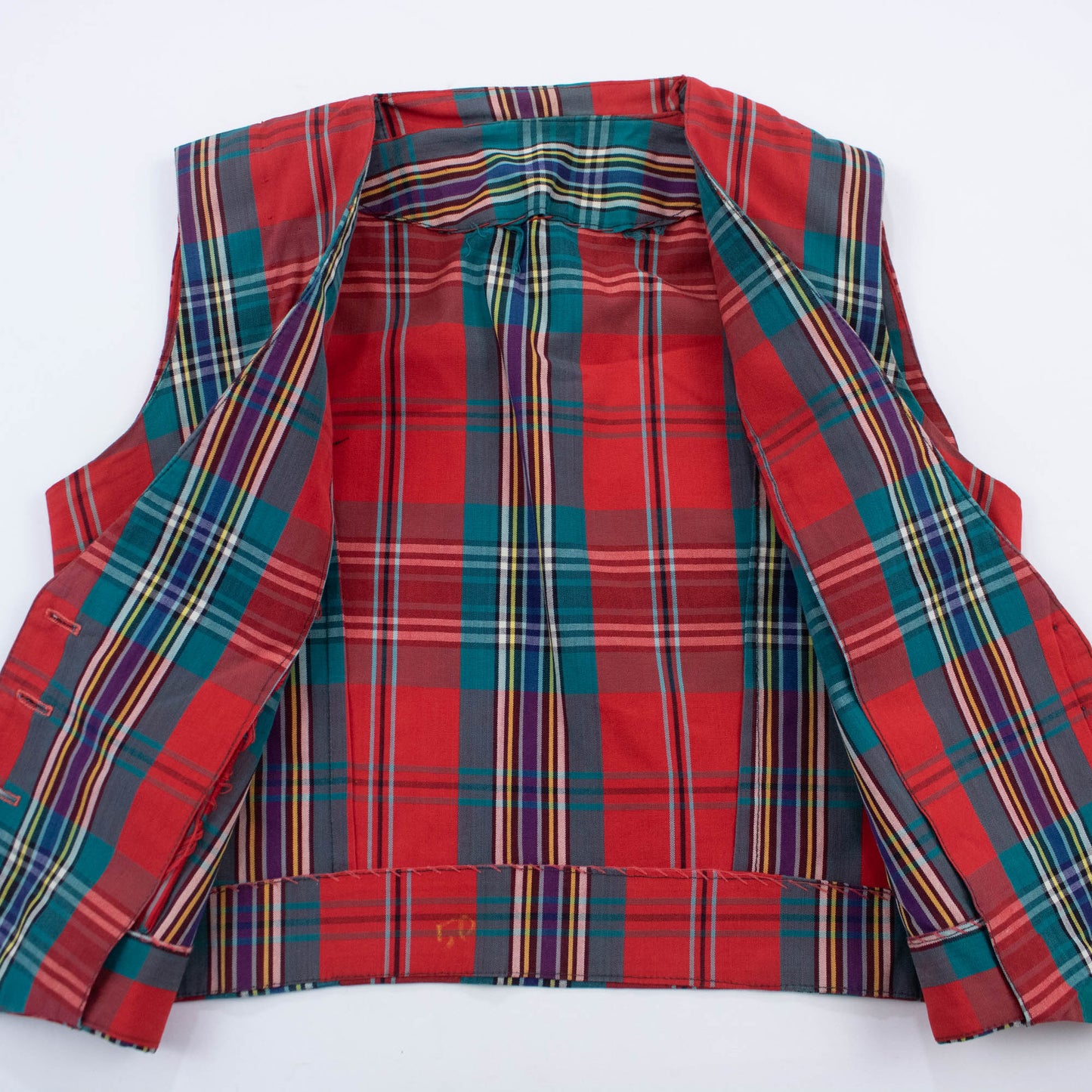 50s Plaid Vest