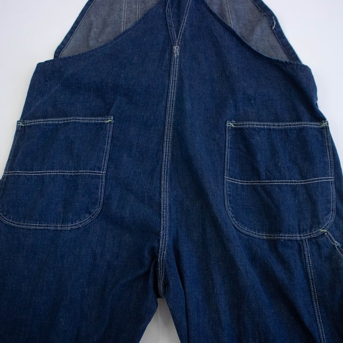 40's Unbranded Dark Indigo Overalls