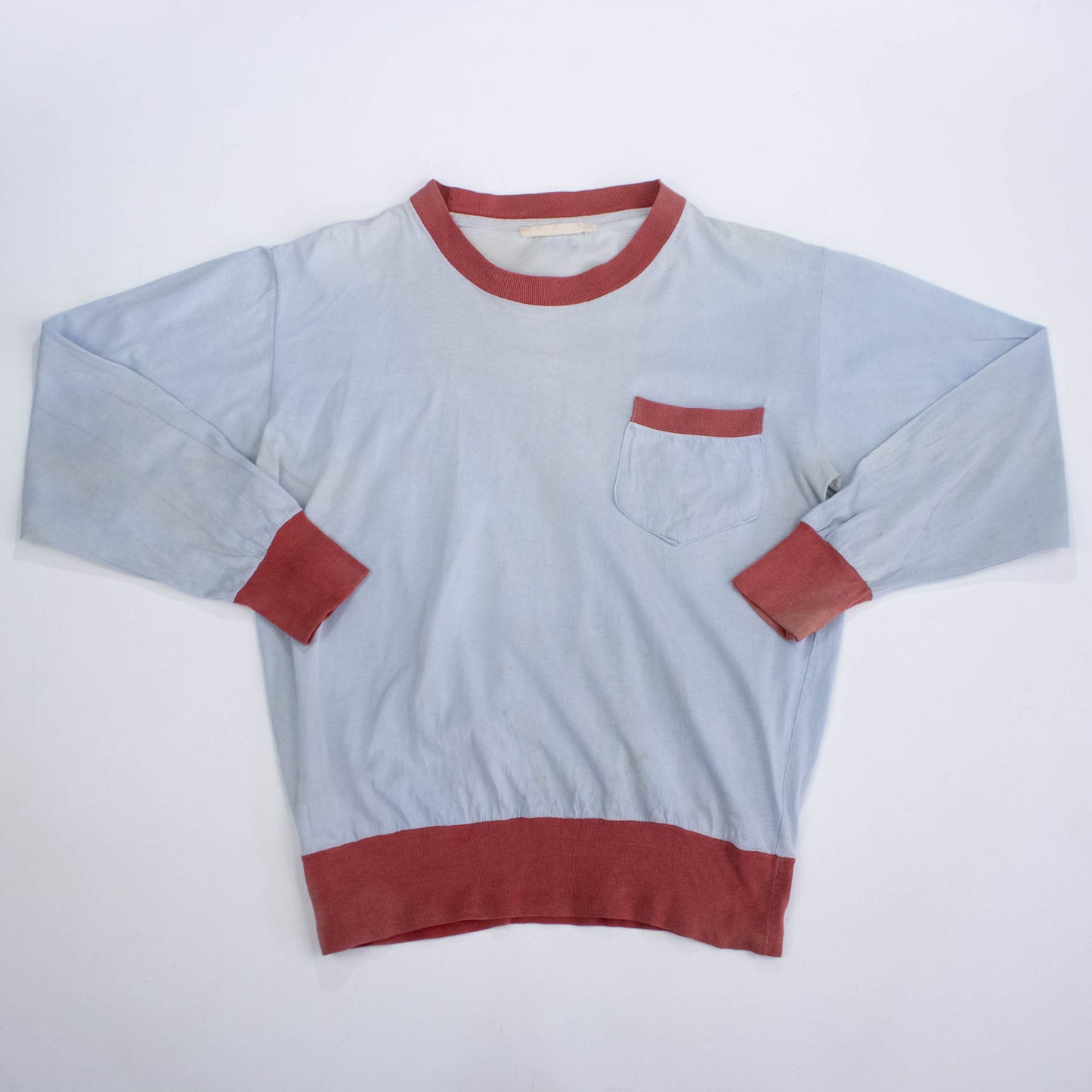 Two Tone Long Sleeved Cotton Tee
