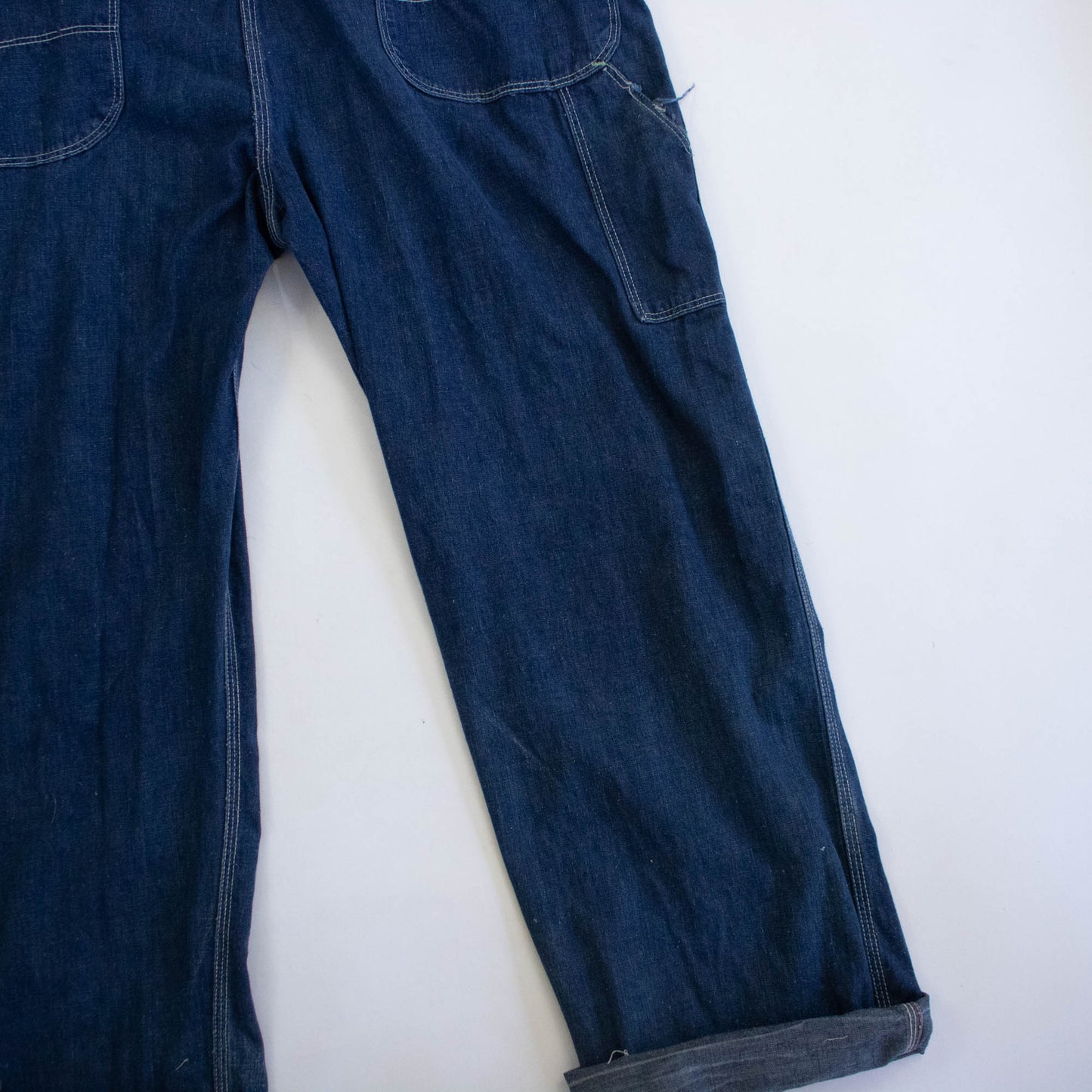 40's Unbranded Dark Indigo Overalls
