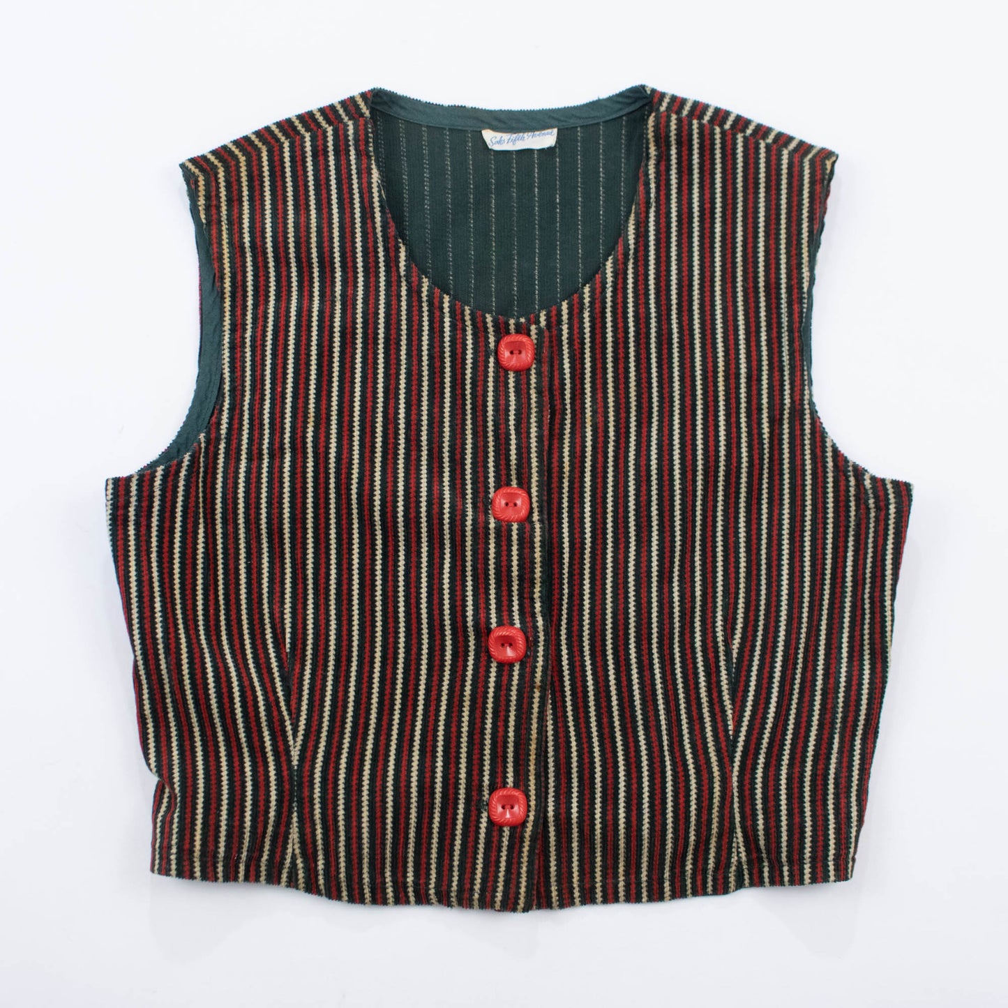Corduroy Cropped Vest