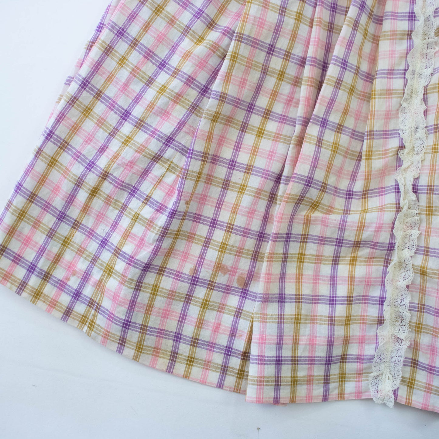40s Med Large Feedsack Smock Blouse