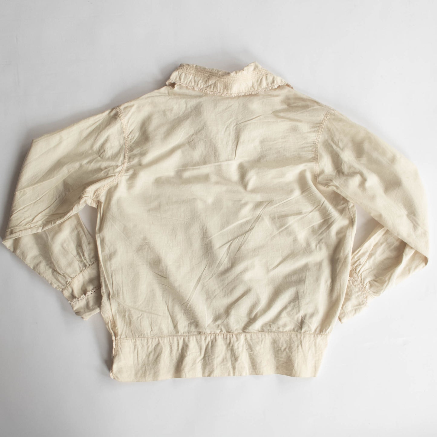 Victorian Small Medium Pale Yellow Middy Blouse