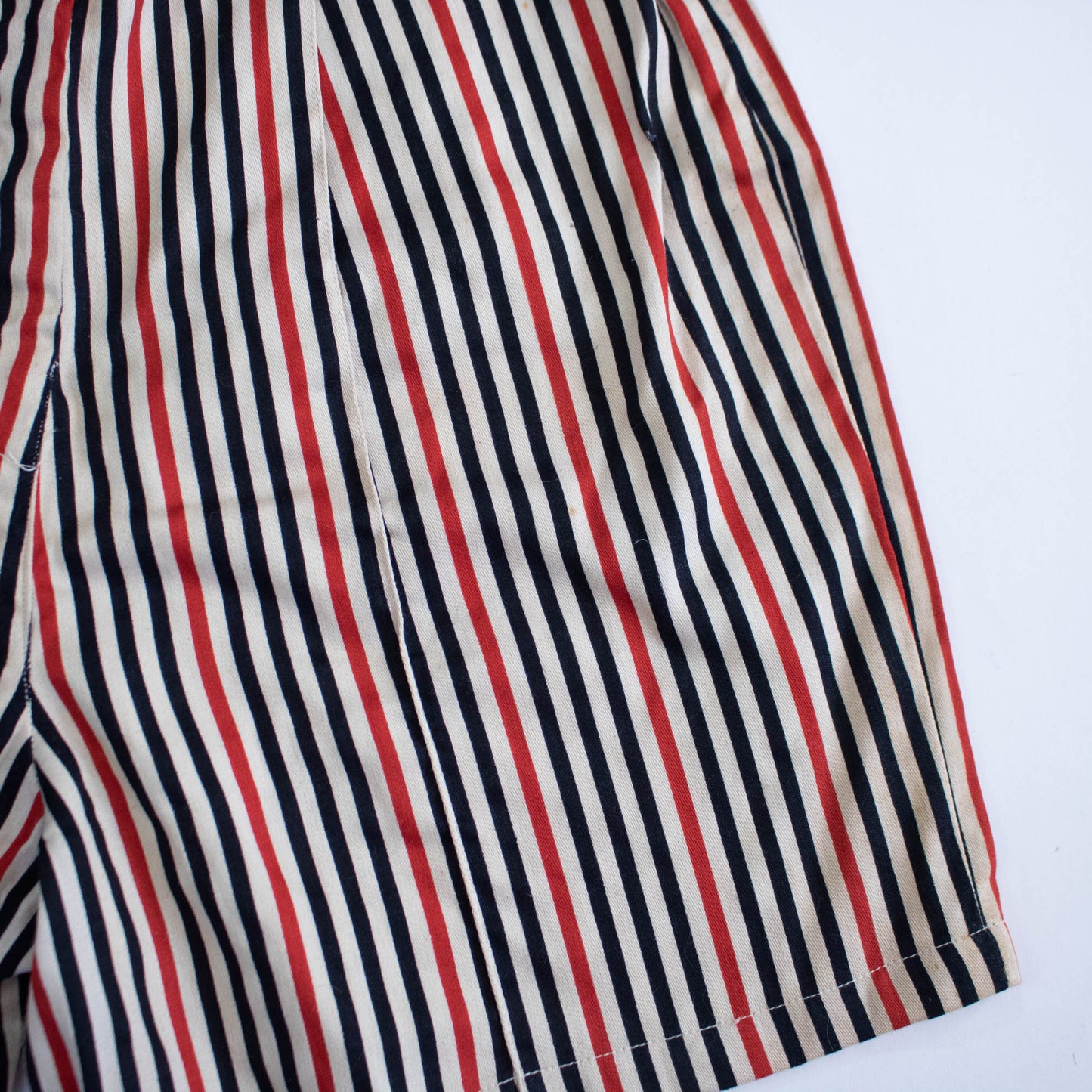 Deadstock 50s Srtriped Cotton Shorts 26