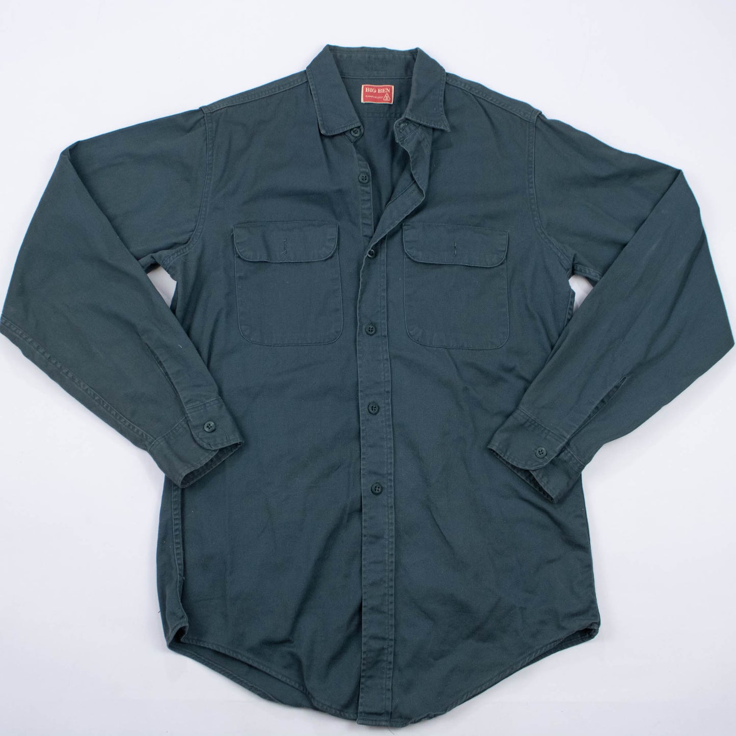50s/60s Hunter Green Heavy Weight Work Shirt