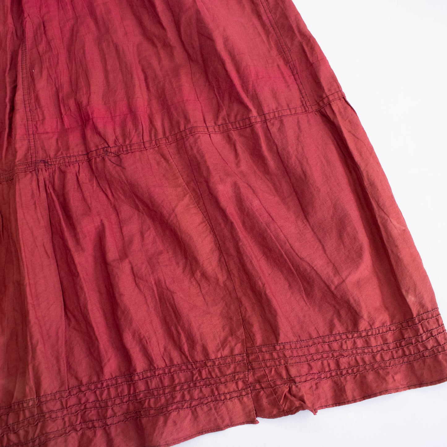 Sz 28 Waist Victorian Workwear Cotton Skirt