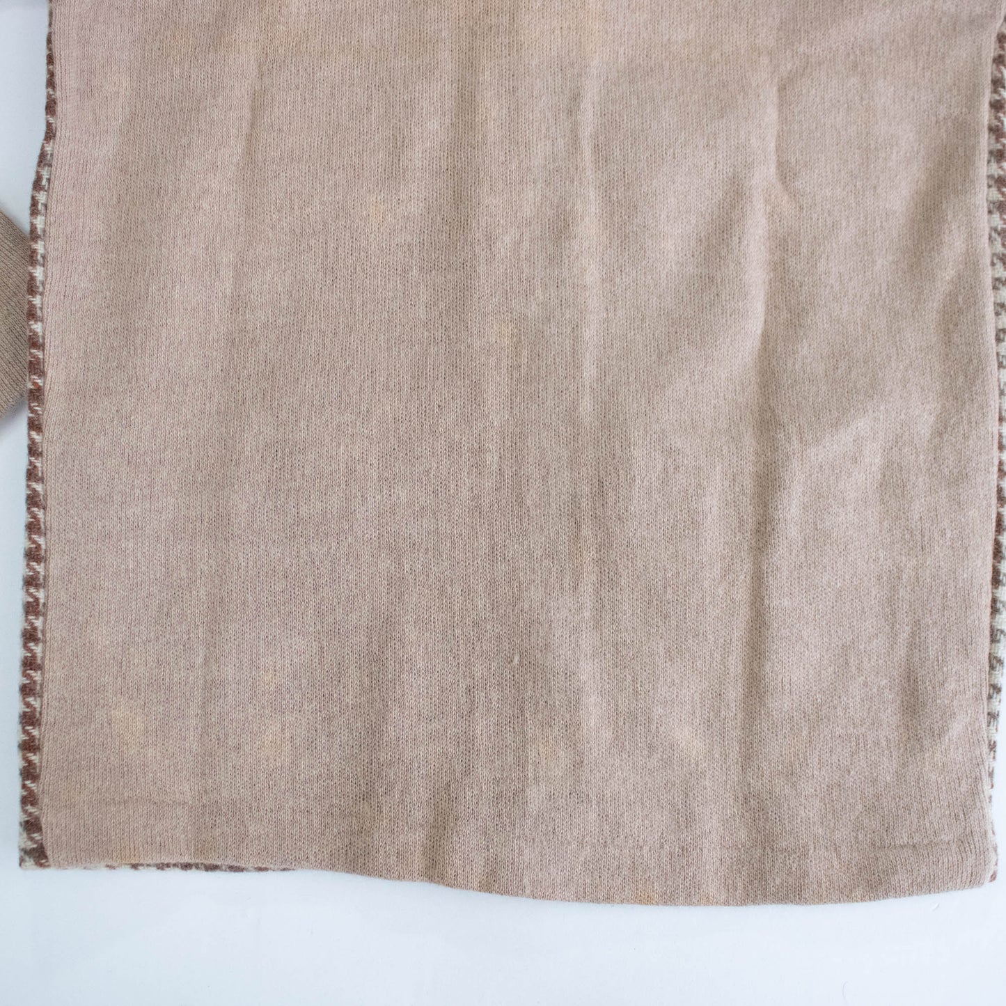 Deadstock 40's 2 Tone Tan Wool Cardigan