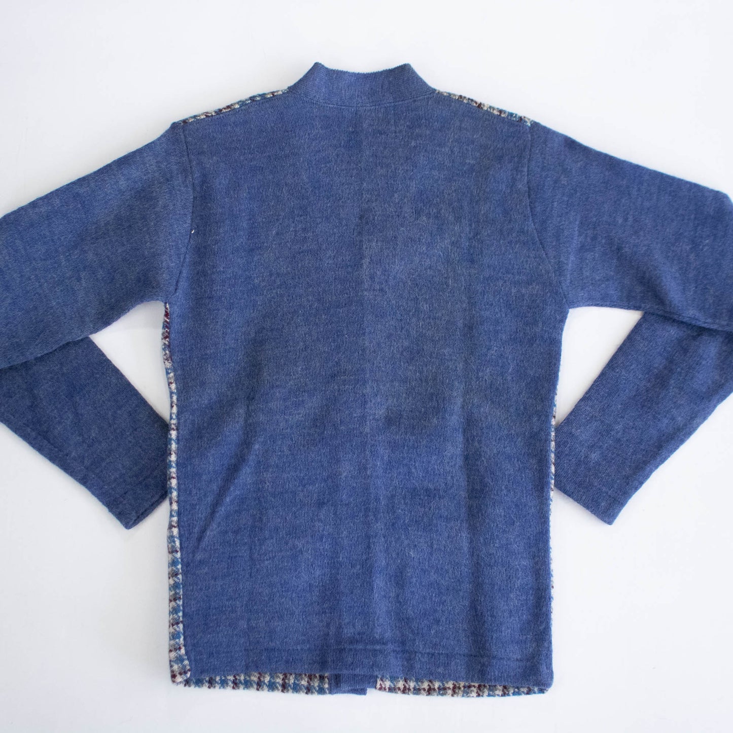 Deadstock 40's 2 Tone Blue Wool Sweater