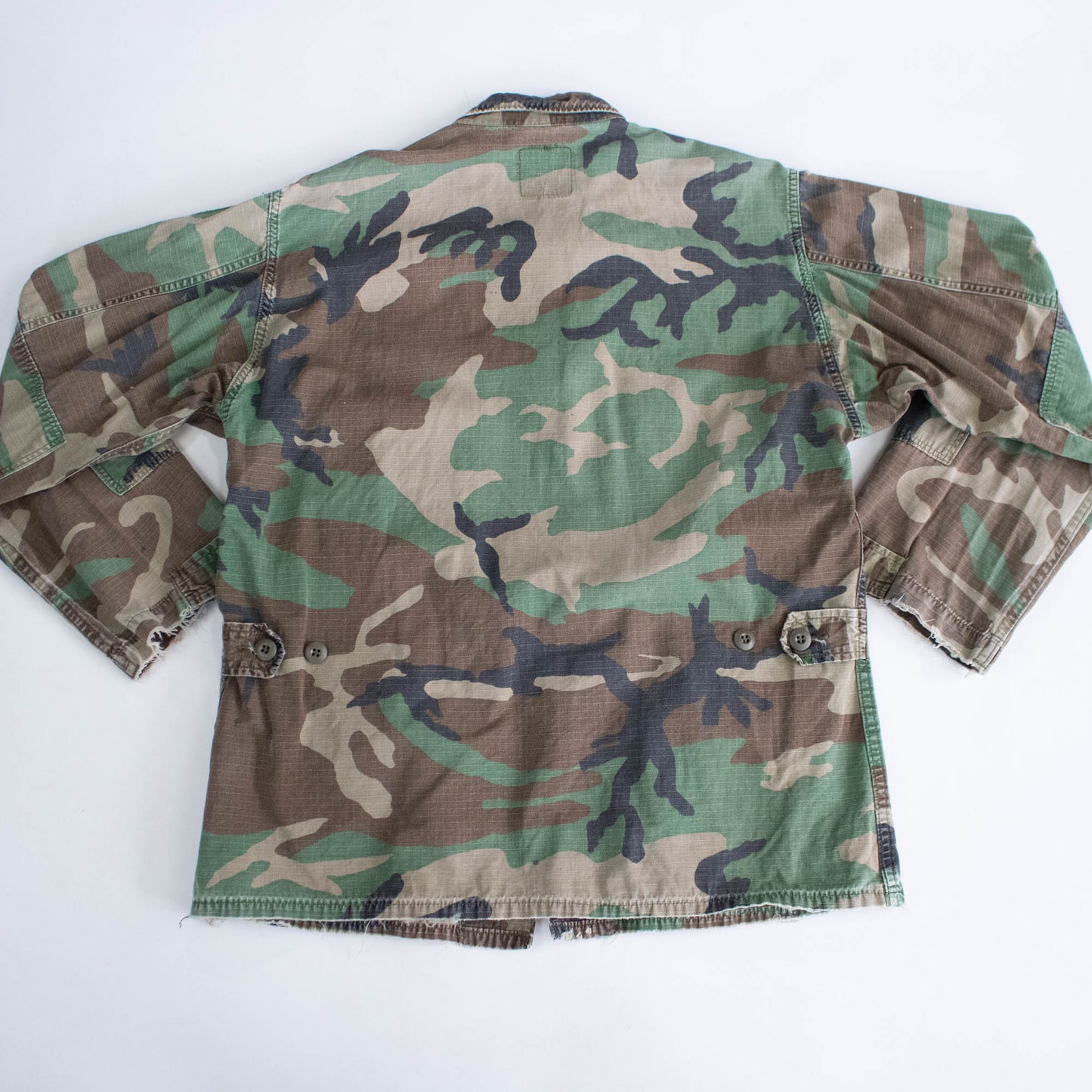 80's Camouflage Cotton Military Jacket
