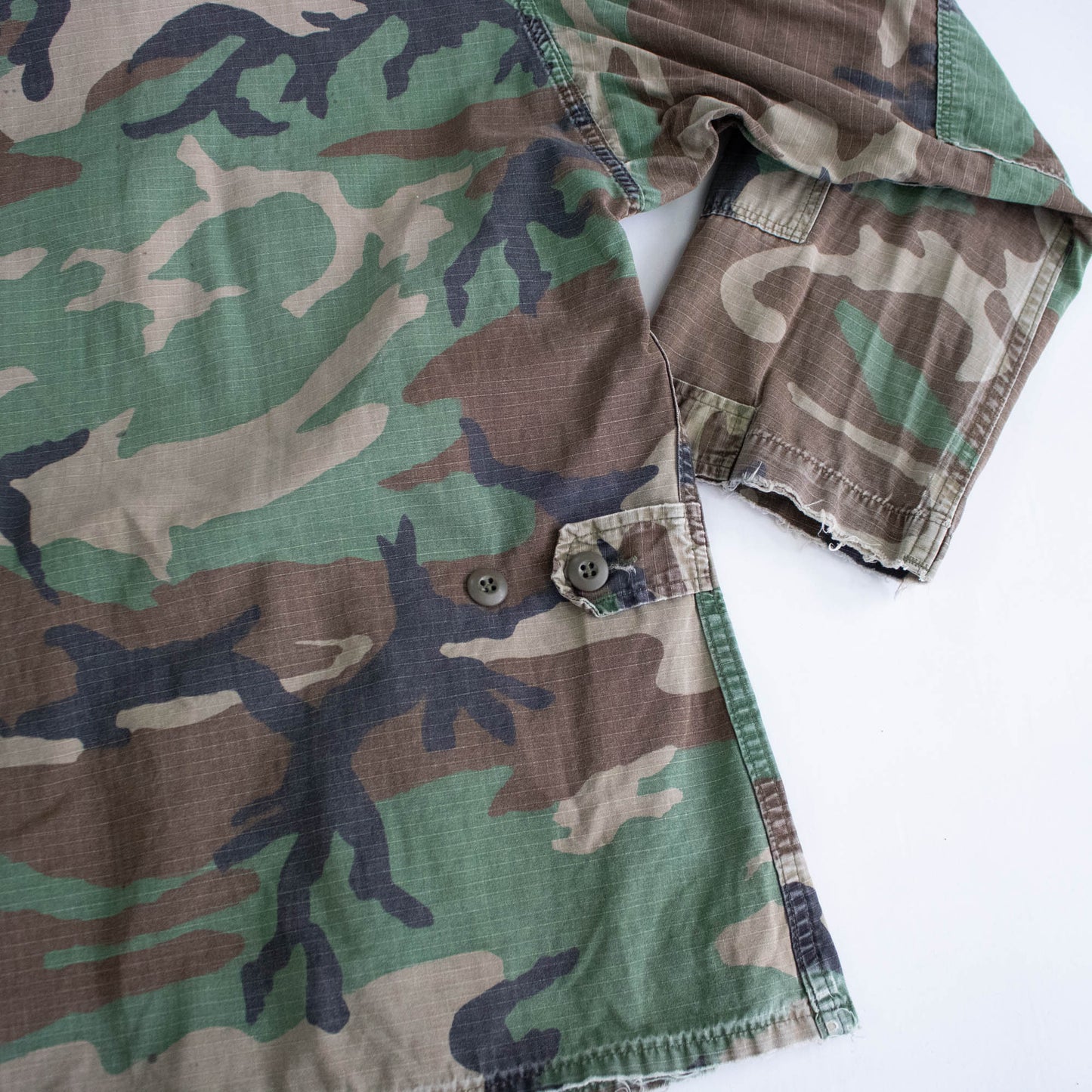 80's Camouflage Cotton Military Jacket