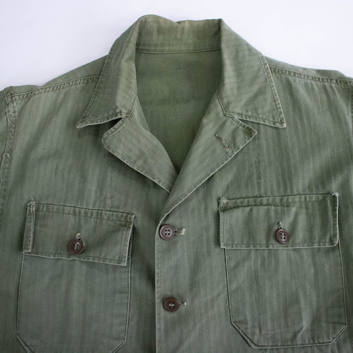40s/50s Herringbone Twill Military Jacket