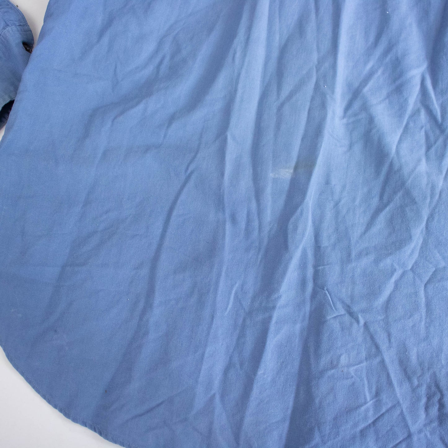 Early 50's JCP Herringbone Blue Button Up