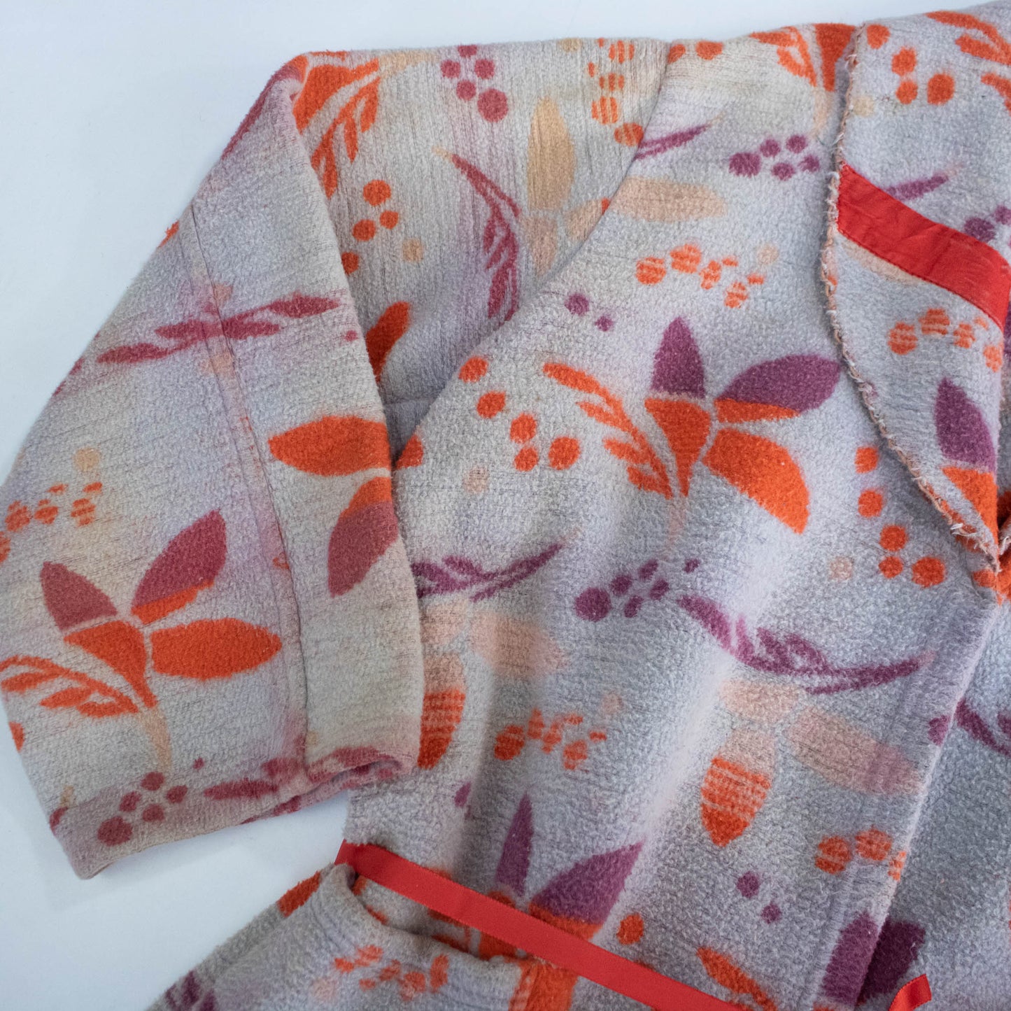 30's Brightly Colored Blanket Robe