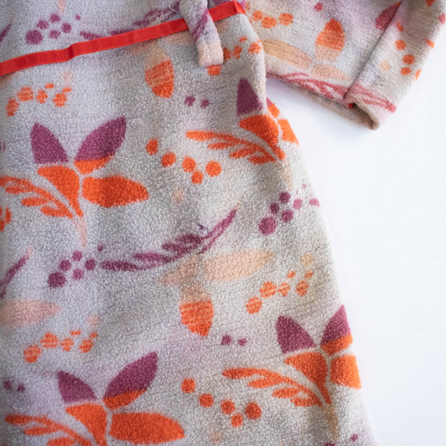 30's Brightly Colored Blanket Robe