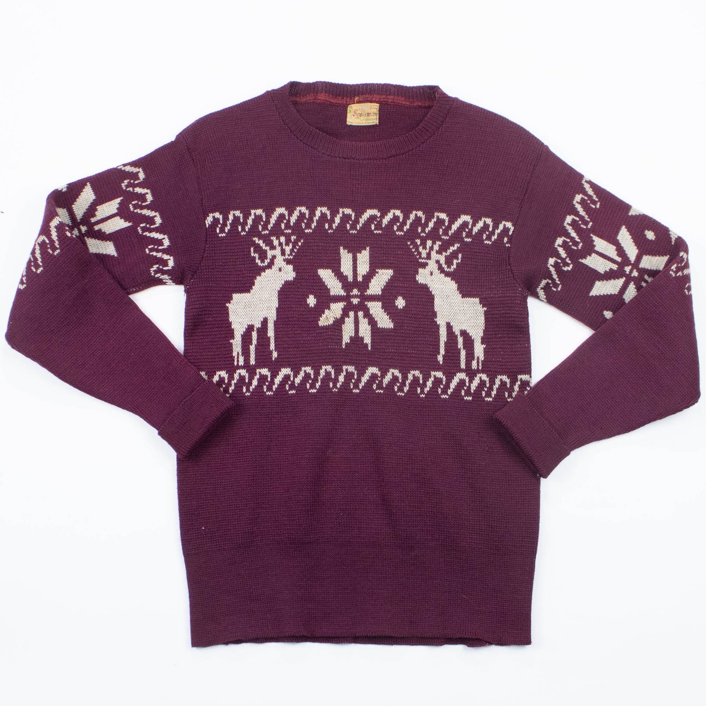 Wool Picture Knit Sweater