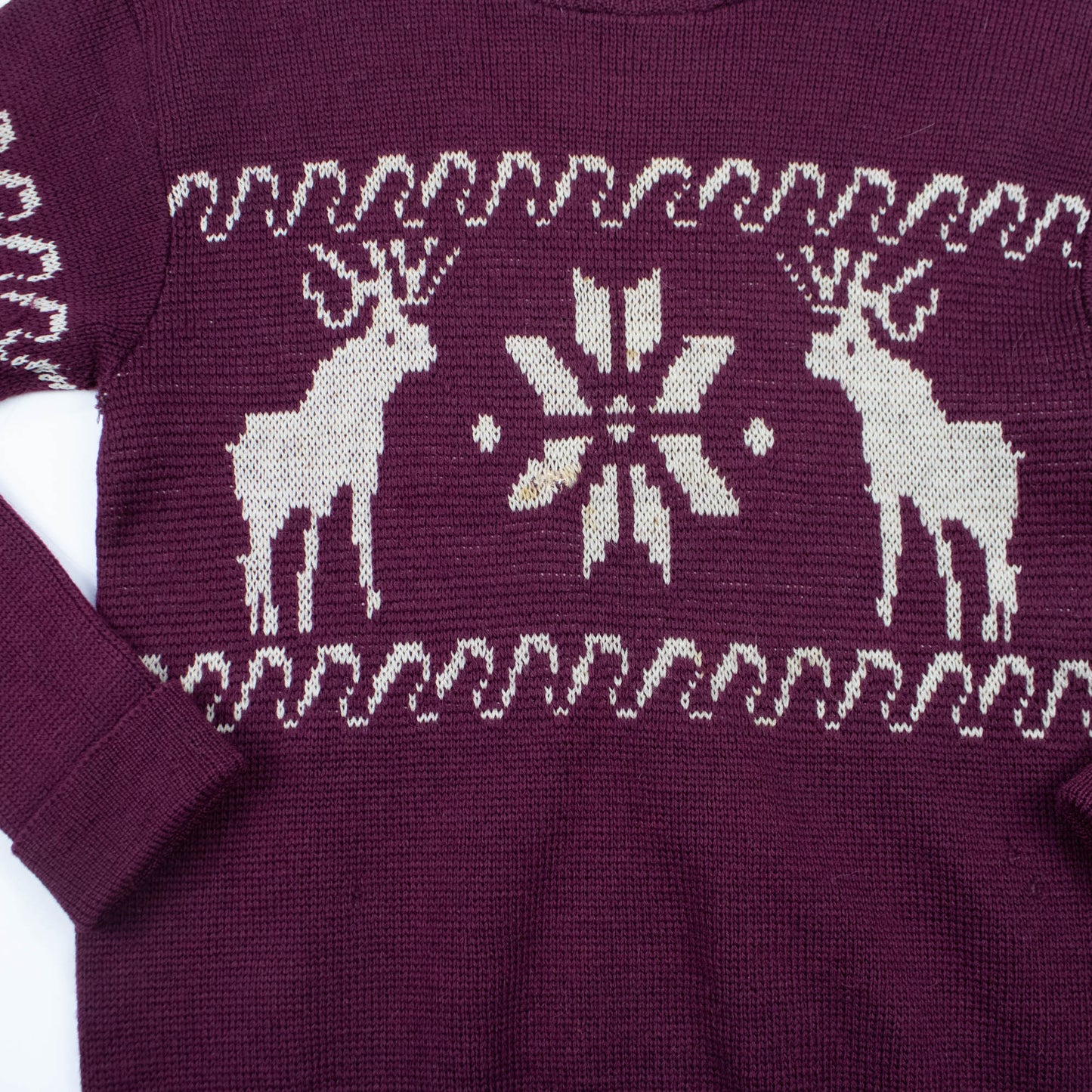 Wool Picture Knit Sweater