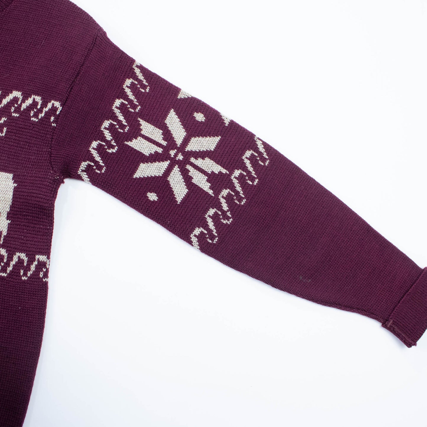 Wool Picture Knit Sweater
