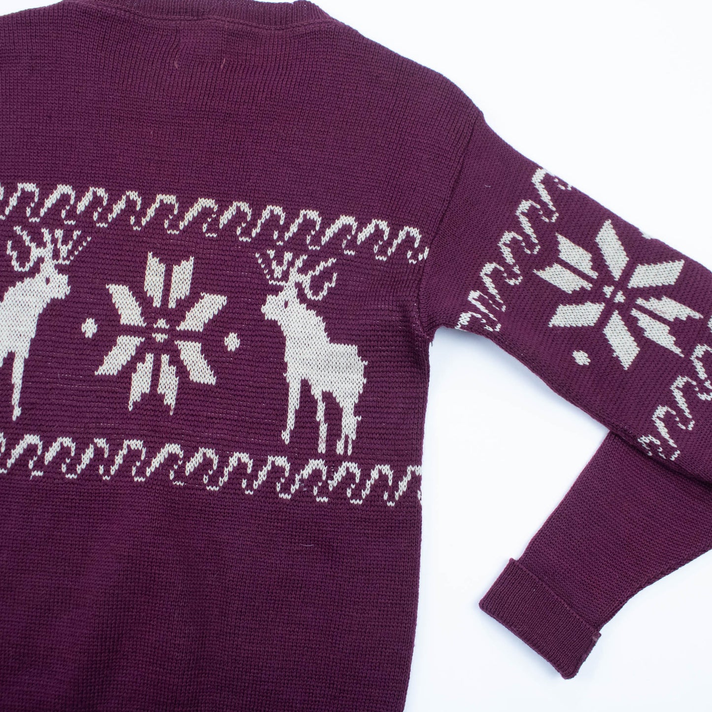 Wool Picture Knit Sweater