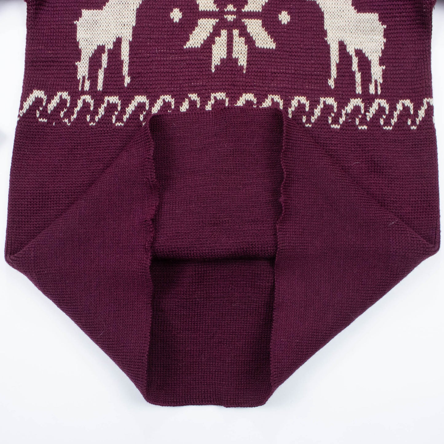 Wool Picture Knit Sweater
