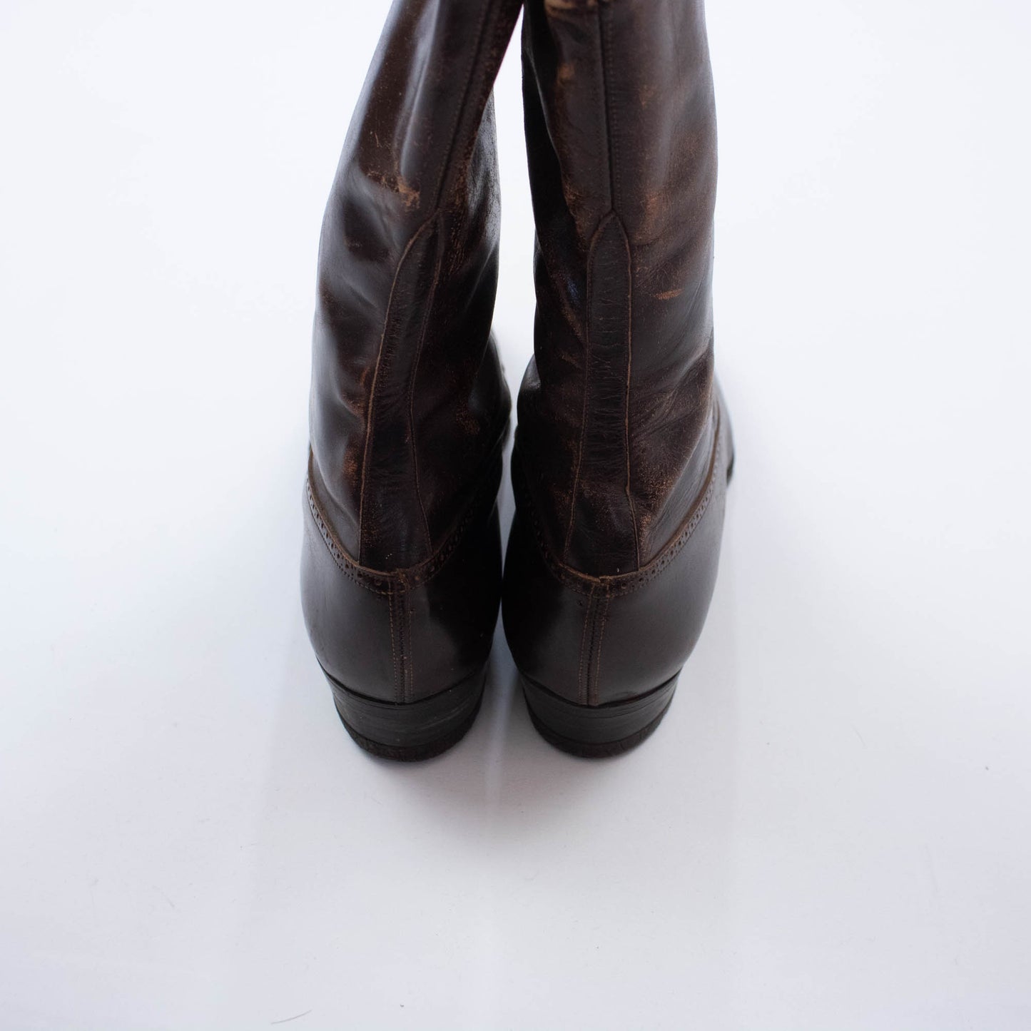 Sz 6 6.5 Victorian Leather Boots